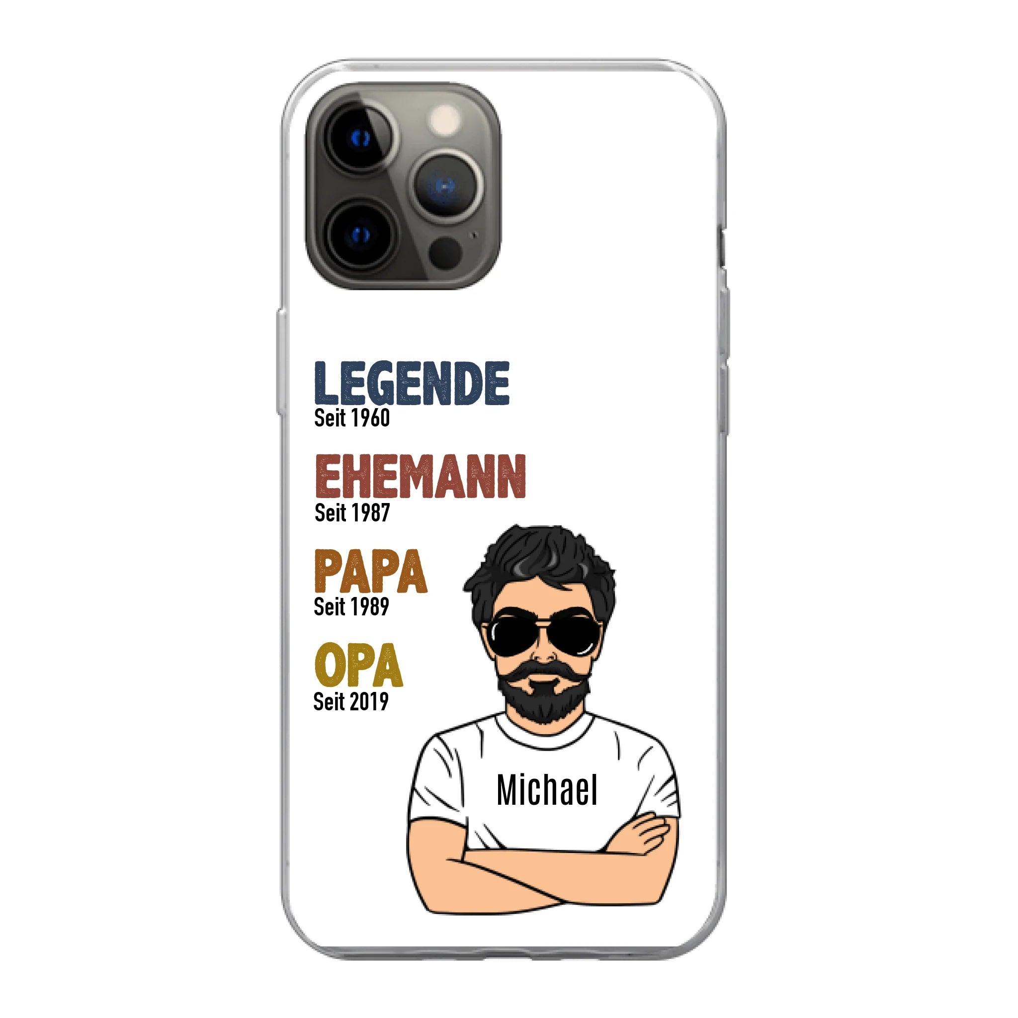 Legende Opa / Papa - Personalisierbare Handyhülle