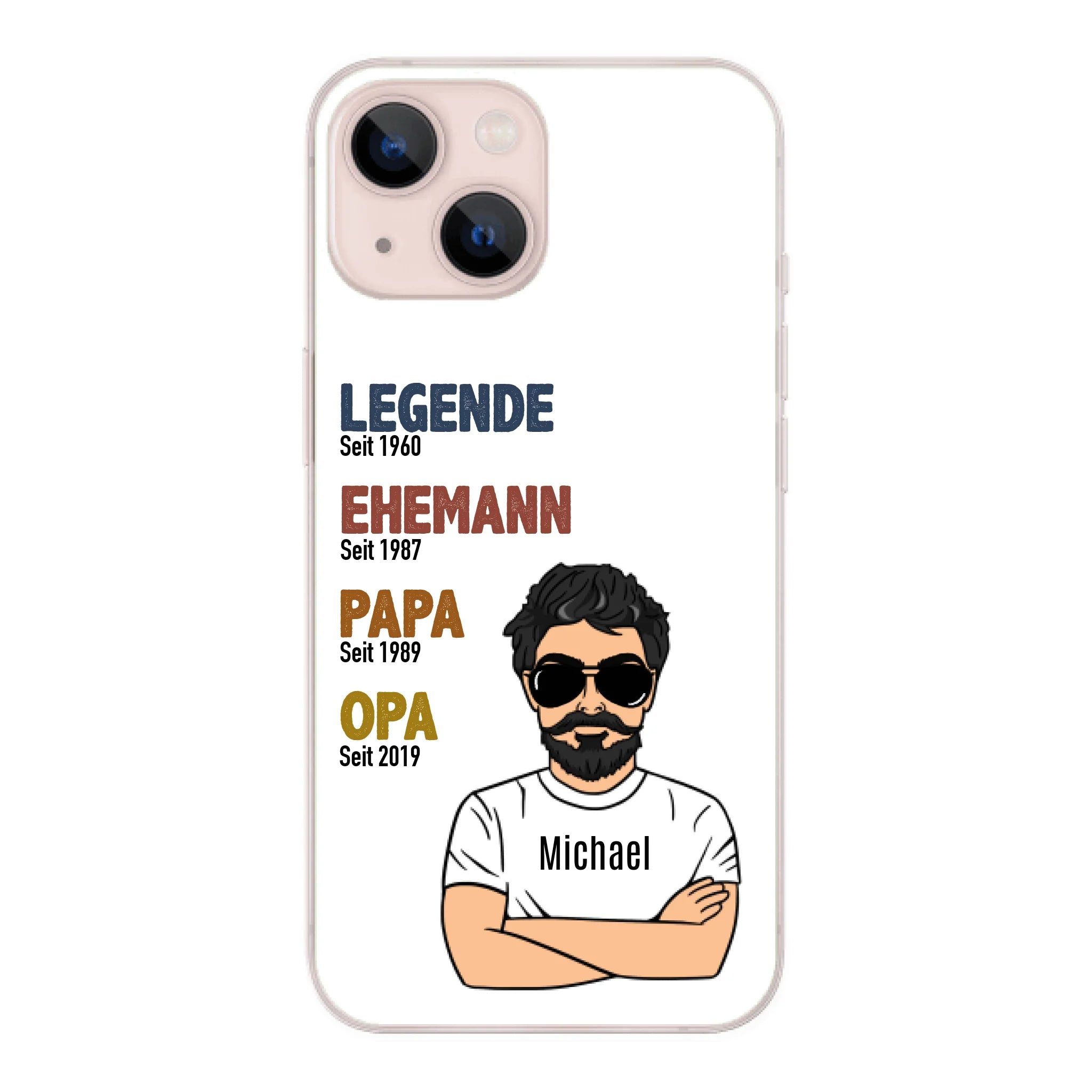 Legende Opa / Papa - Personalisierbare Handyhülle
