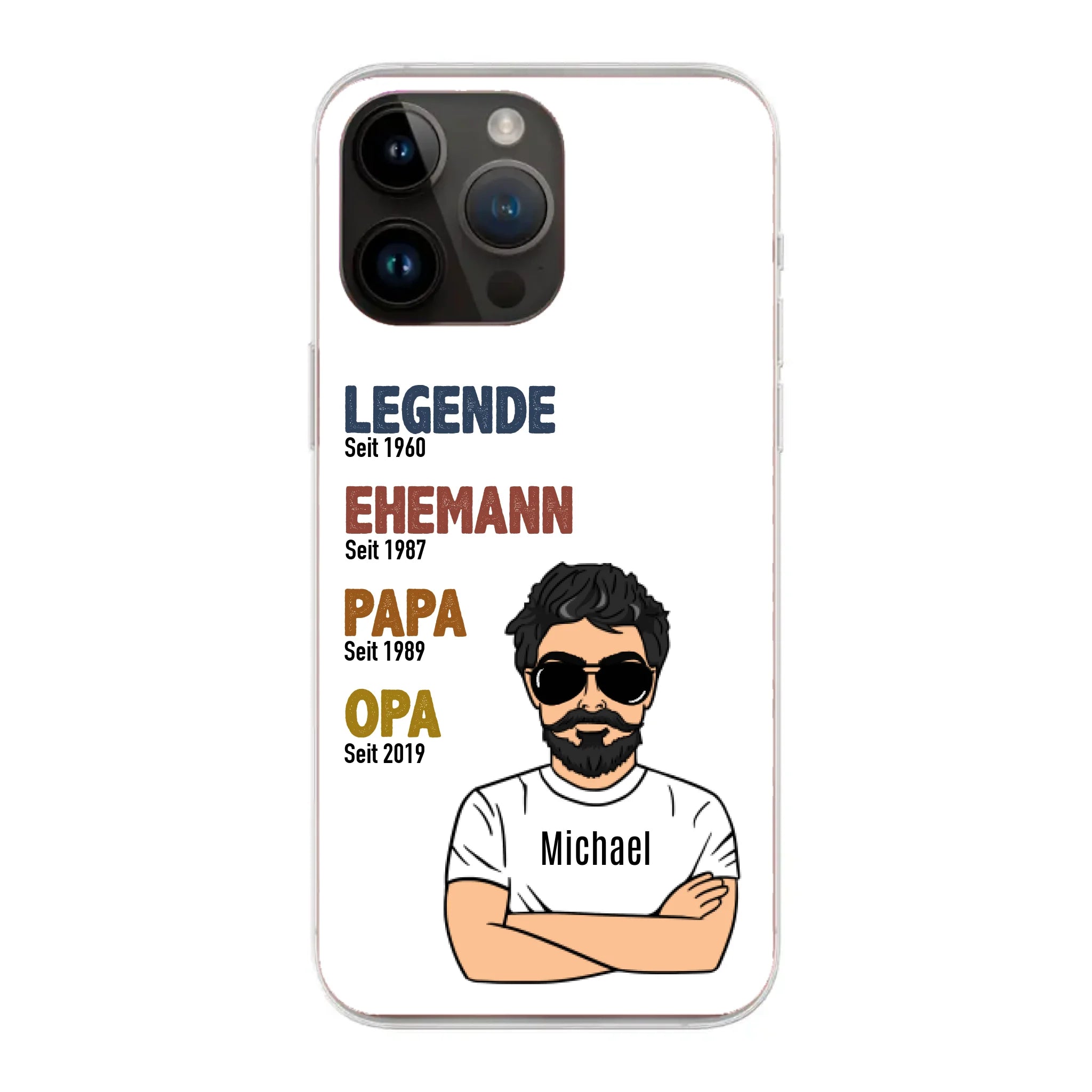 Legende Opa / Papa - Personalisierbare Handyhülle