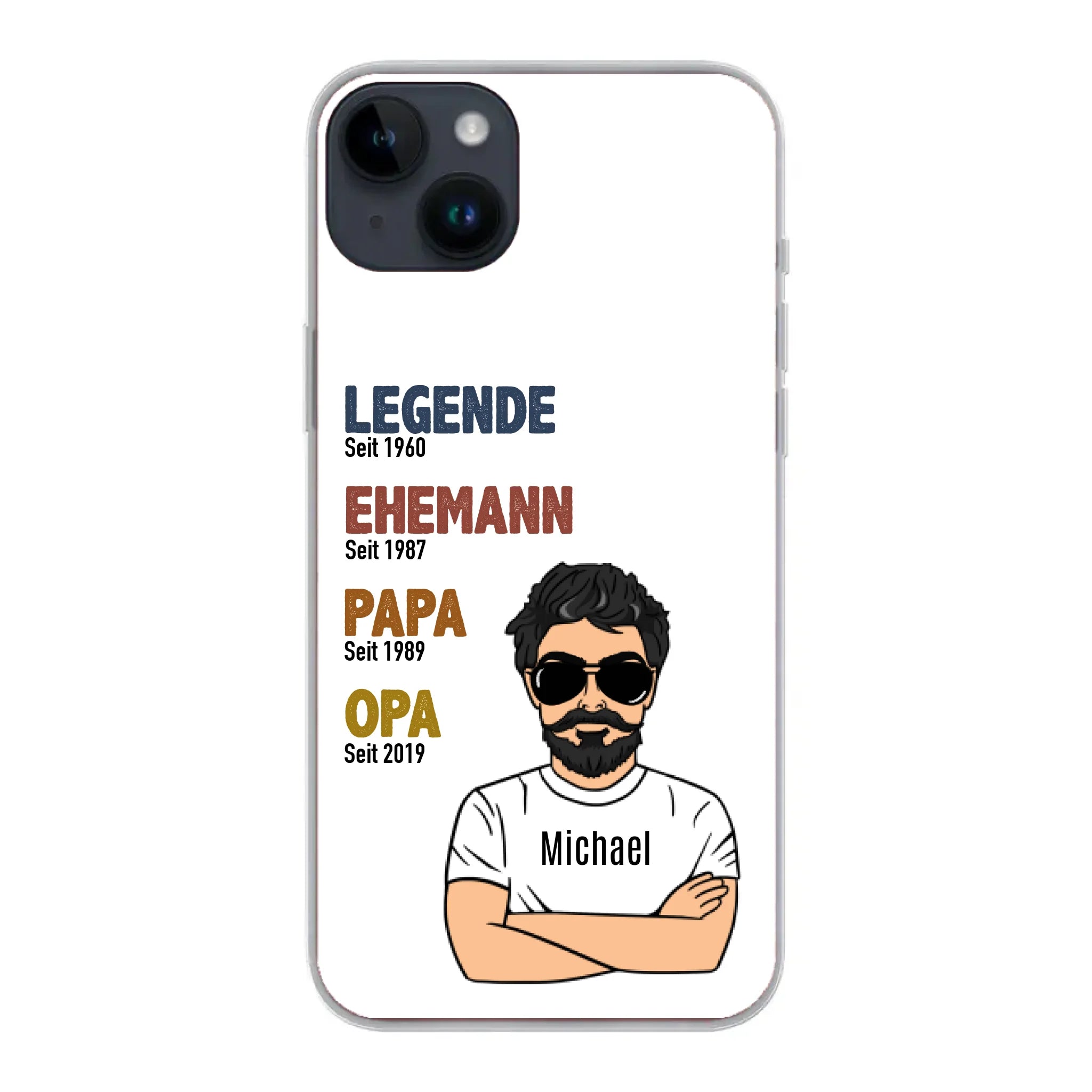 Legende Opa / Papa - Personalisierbare Handyhülle