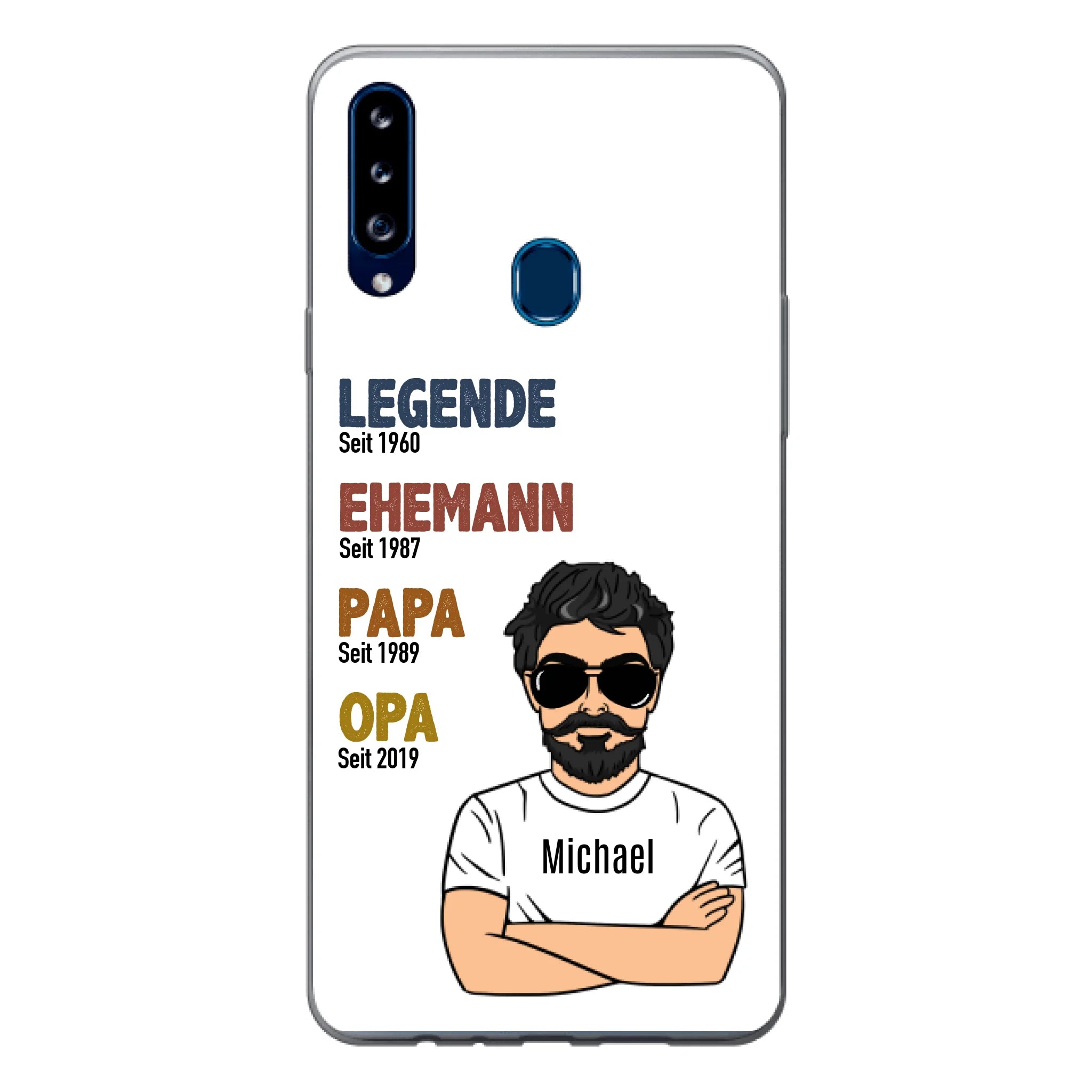 Legende Opa / Papa - Personalisierbare Handyhülle