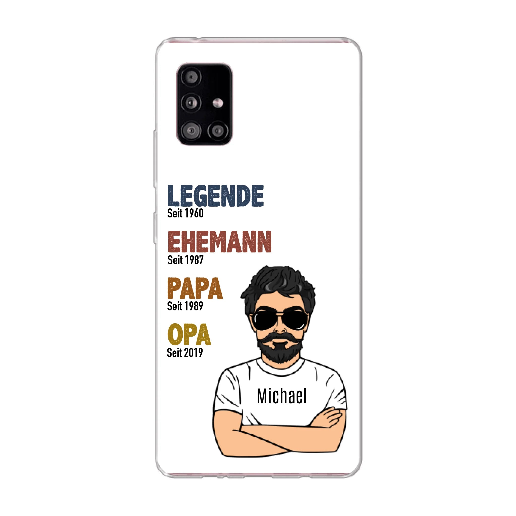Legende Opa / Papa - Personalisierbare Handyhülle