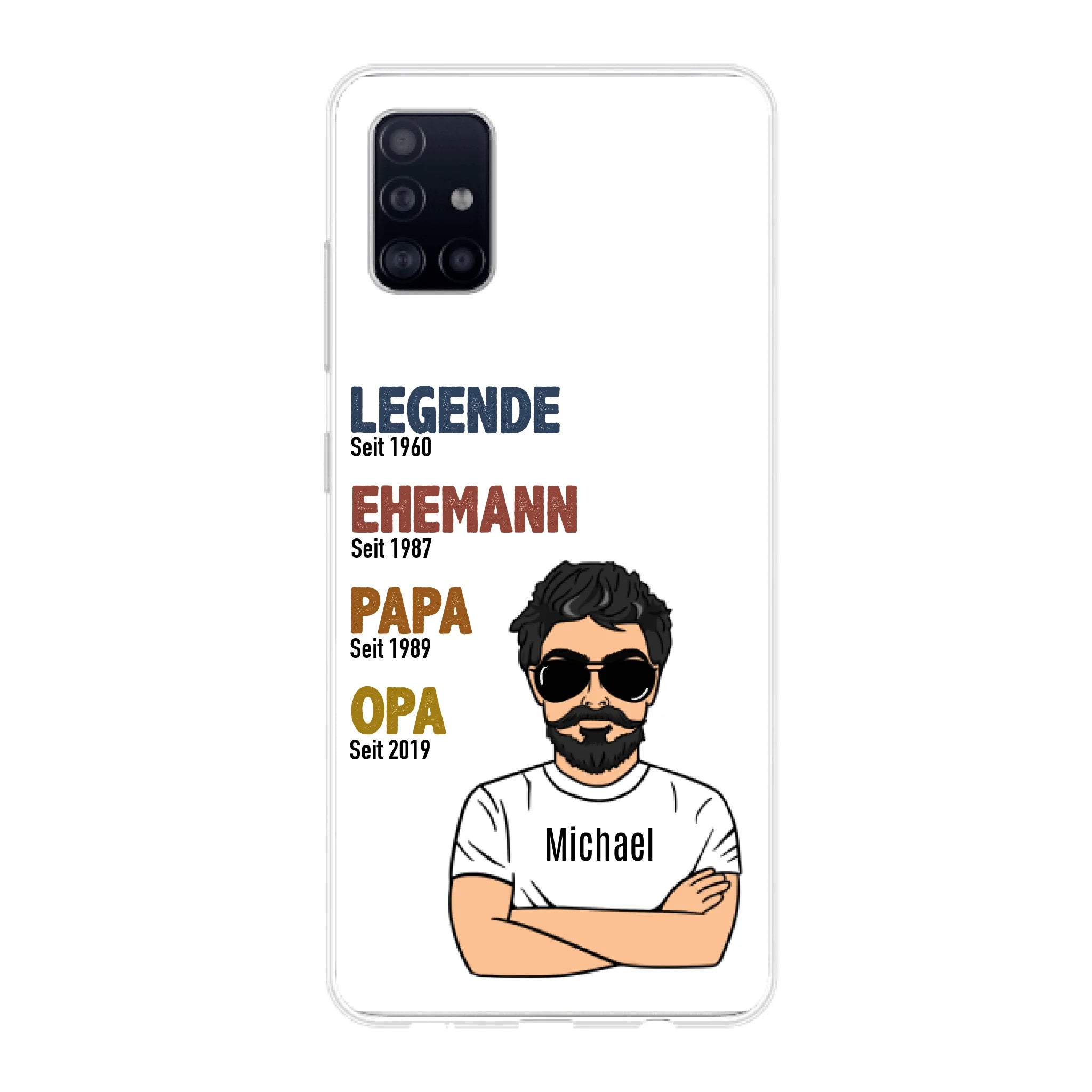 Legende Opa / Papa - Personalisierbare Handyhülle