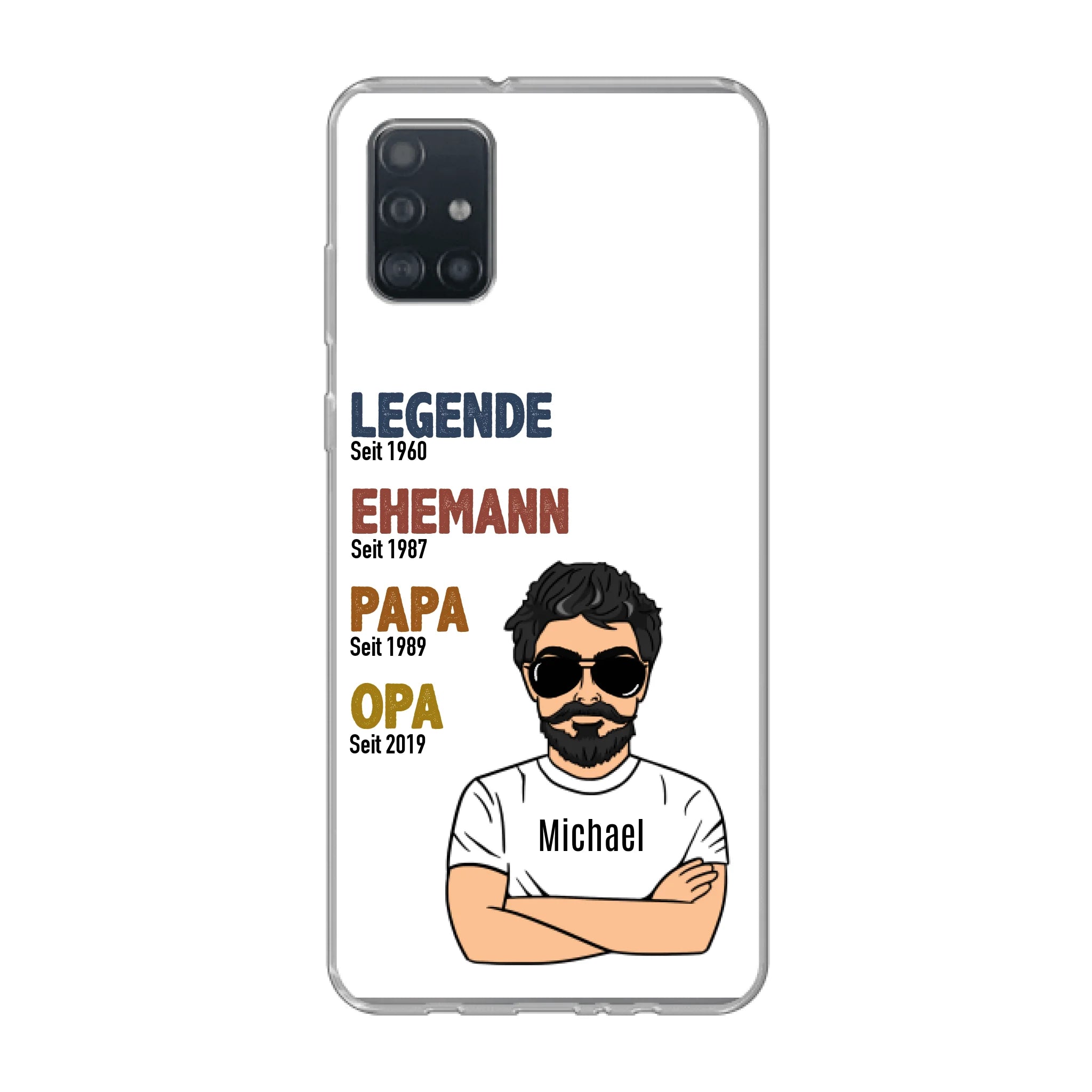 Legende Opa / Papa - Personalisierbare Handyhülle