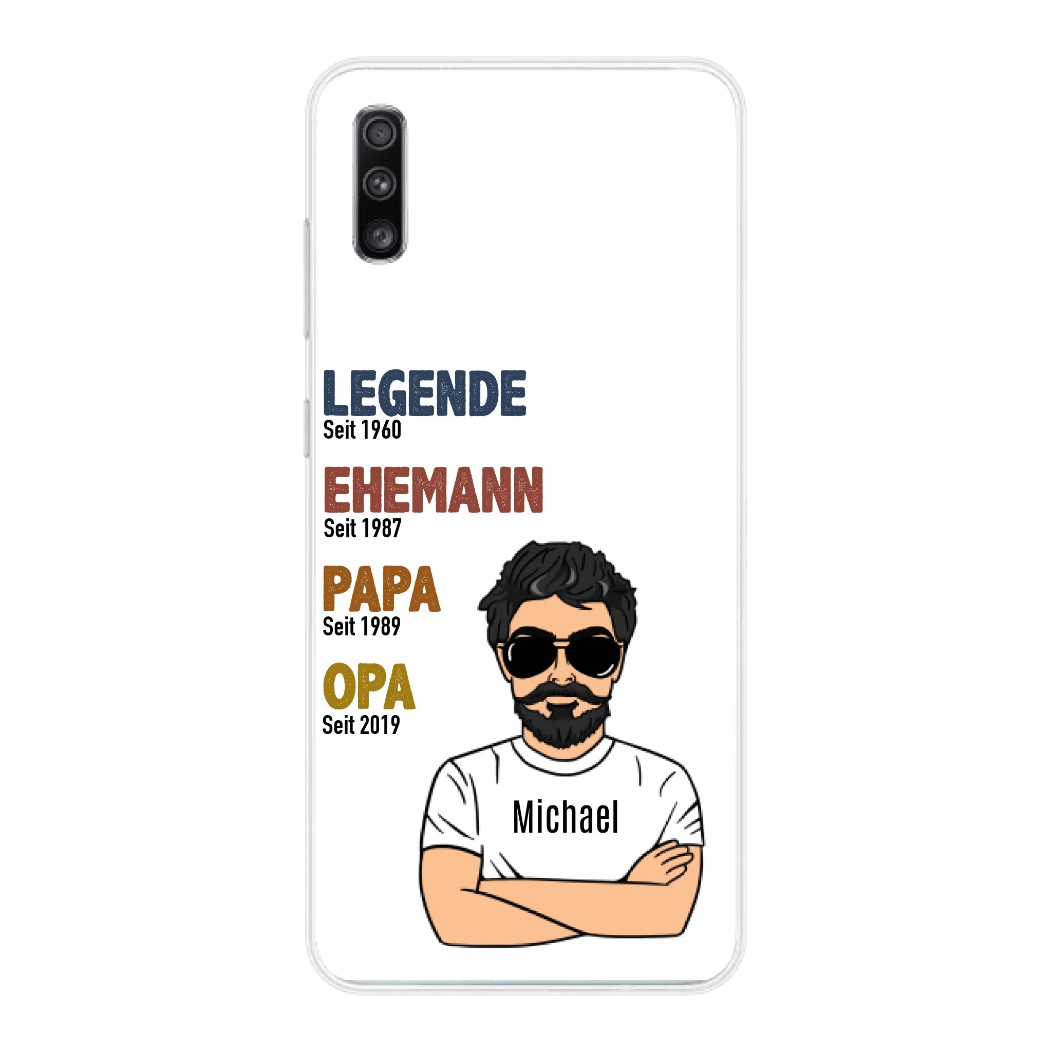 Legende Opa / Papa - Personalisierbare Handyhülle