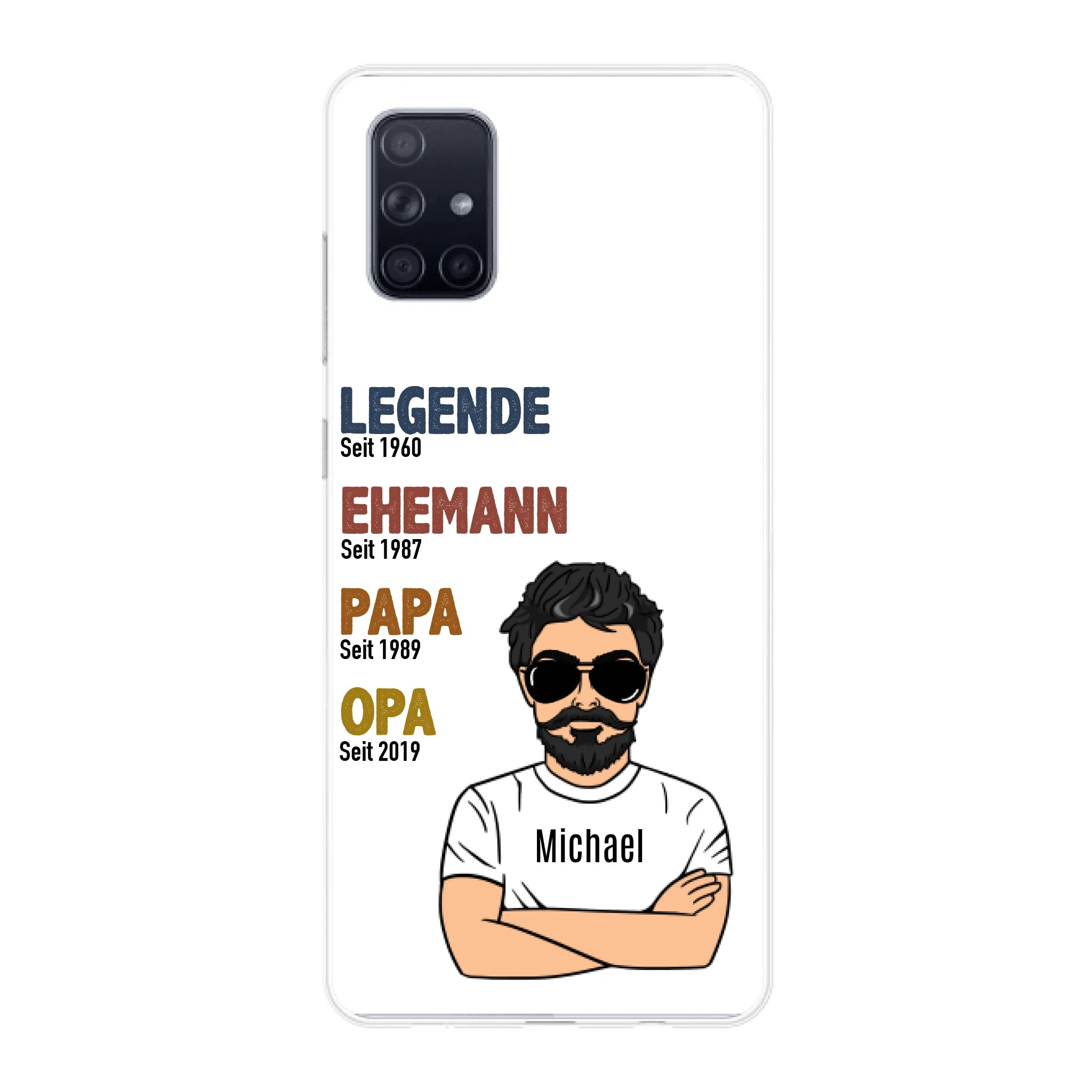 Legende Opa / Papa - Personalisierbare Handyhülle
