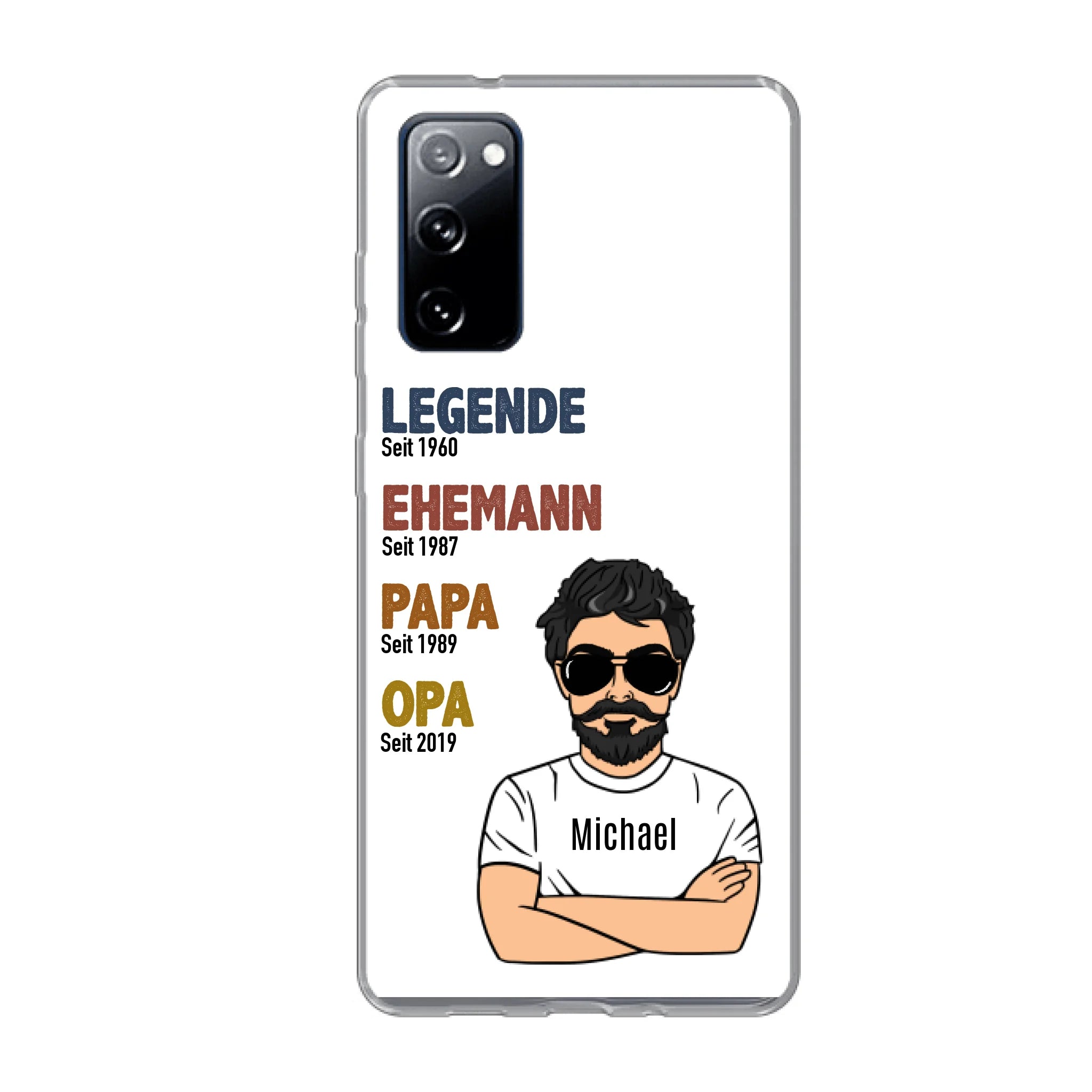 Legende Opa / Papa - Personalisierbare Handyhülle