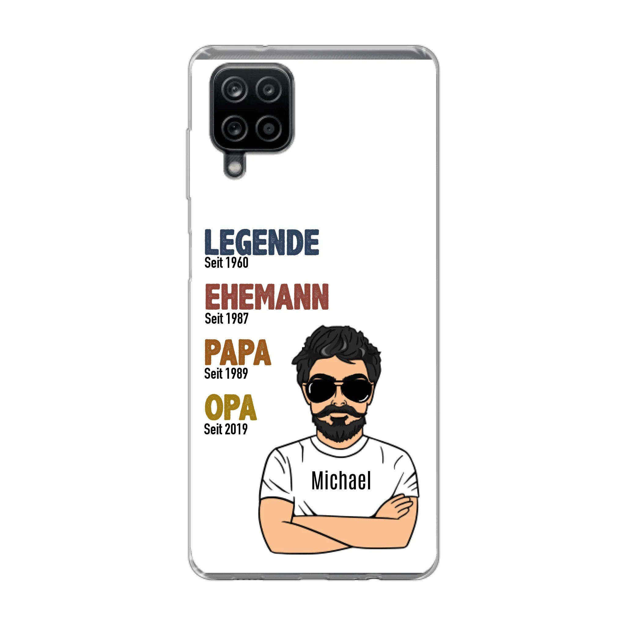 Legende Opa / Papa - Personalisierbare Handyhülle