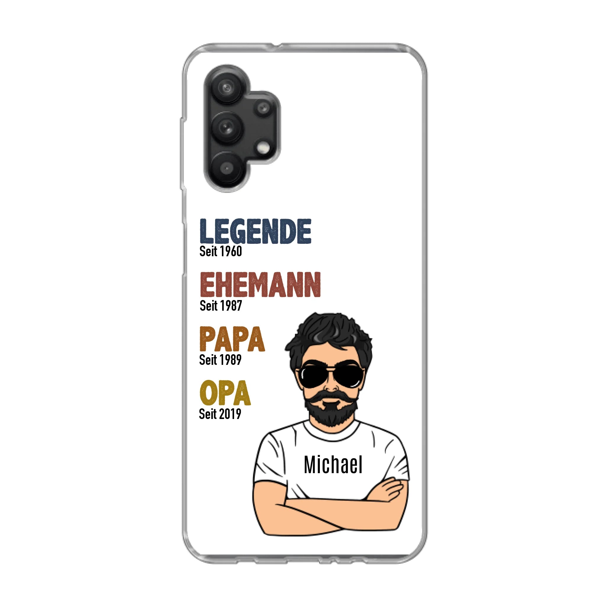 Legende Opa / Papa - Personalisierbare Handyhülle