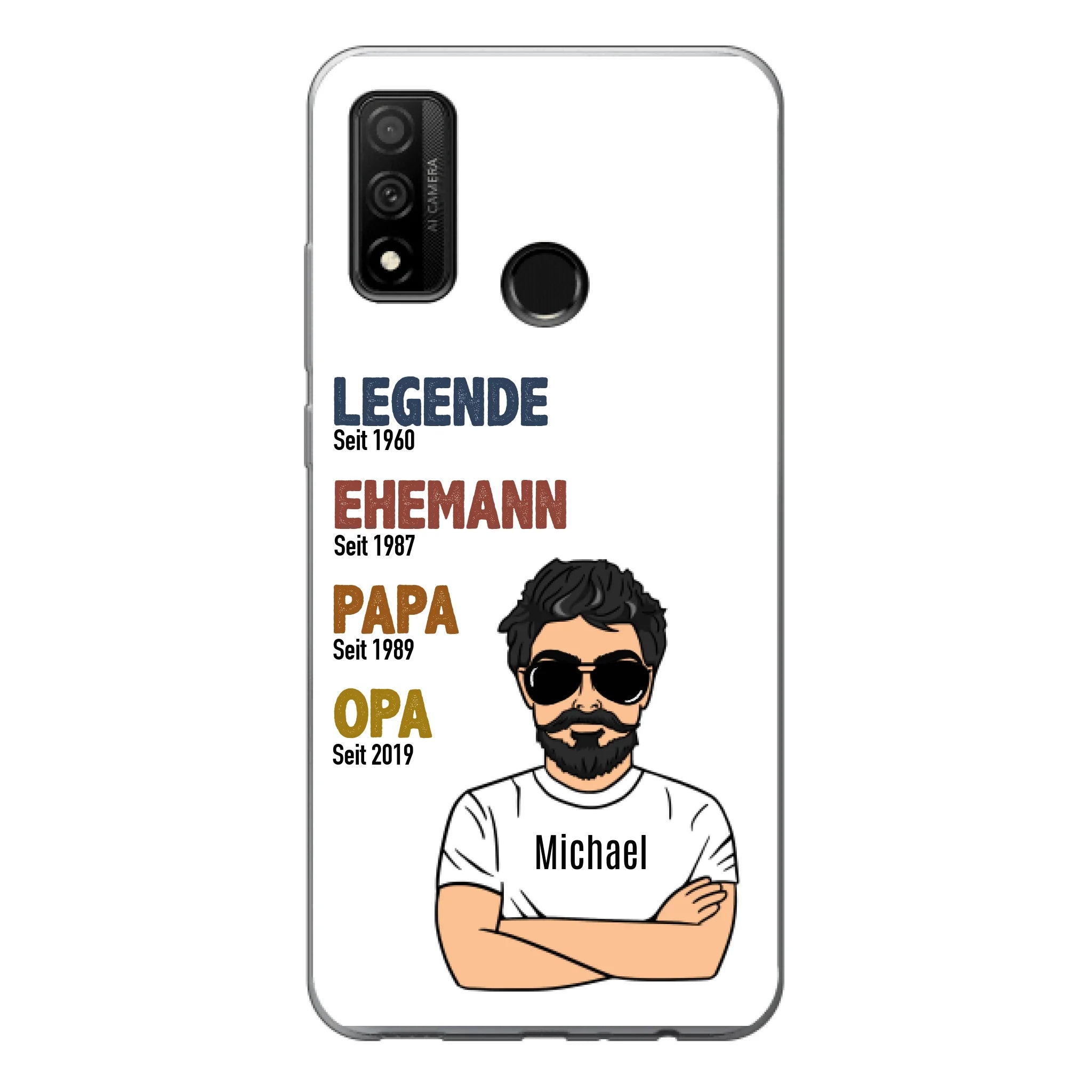 Legende Opa / Papa - Personalisierbare Handyhülle