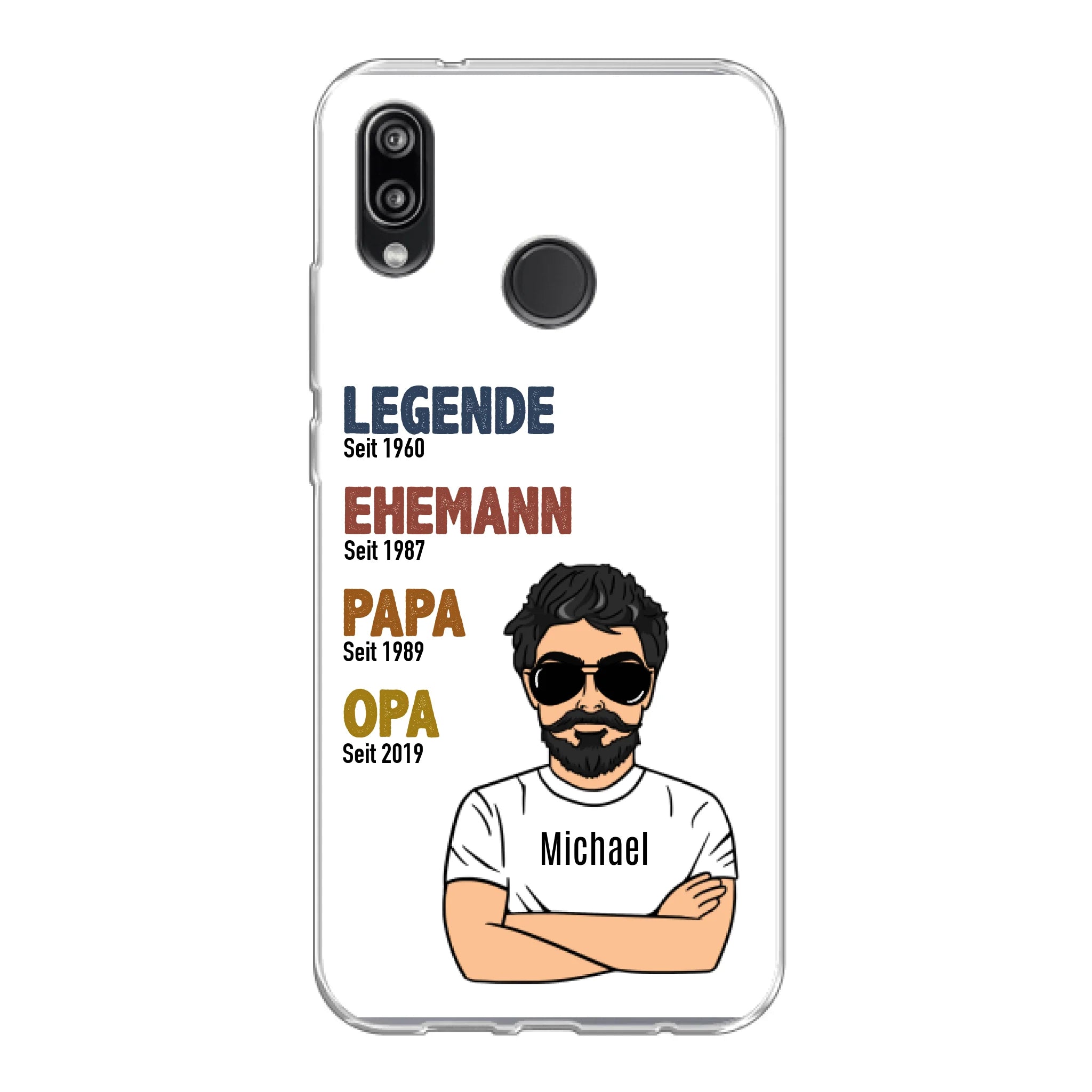 Legende Opa / Papa - Personalisierbare Handyhülle