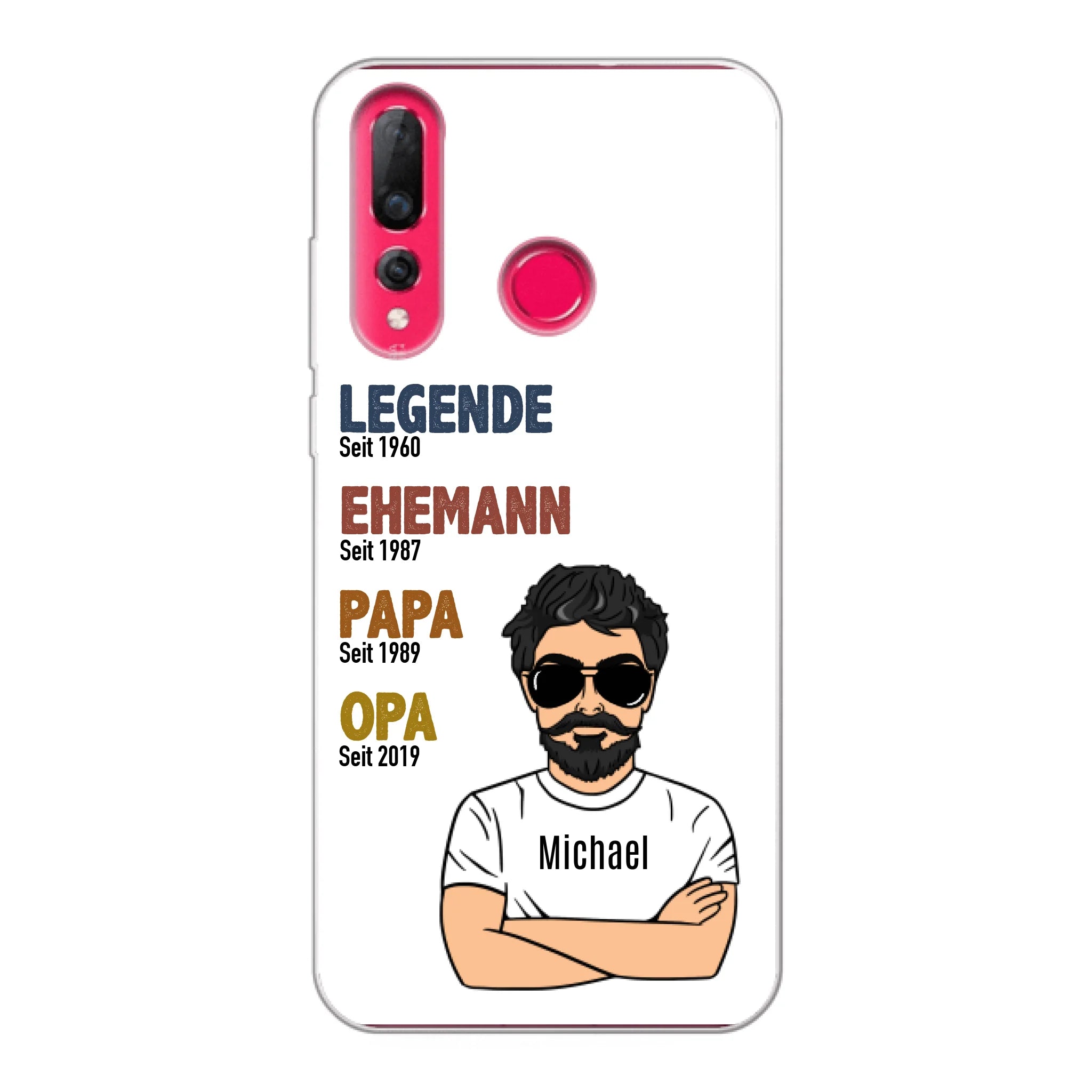 Legende Opa / Papa - Personalisierbare Handyhülle