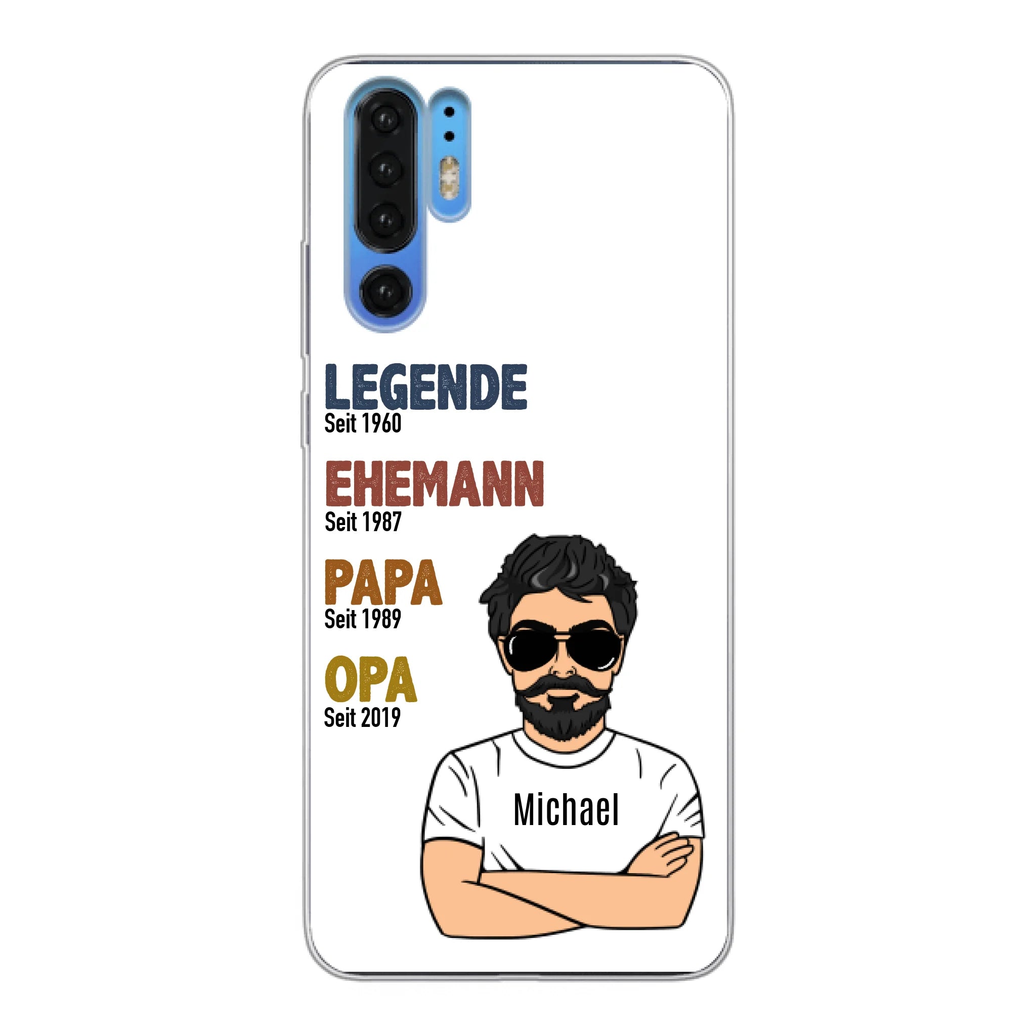 Legende Opa / Papa - Personalisierbare Handyhülle