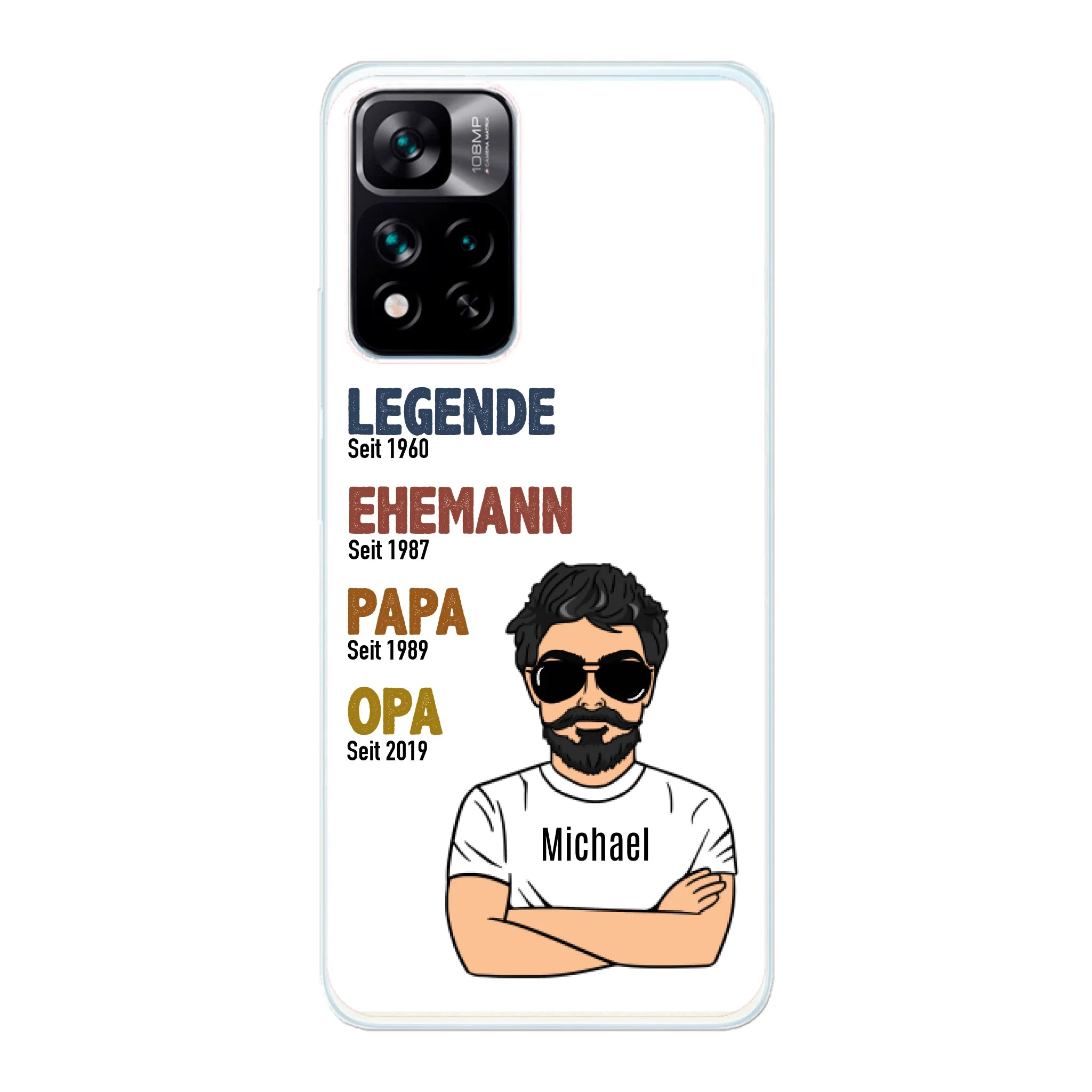 Legende Opa / Papa - Personalisierbare Handyhülle