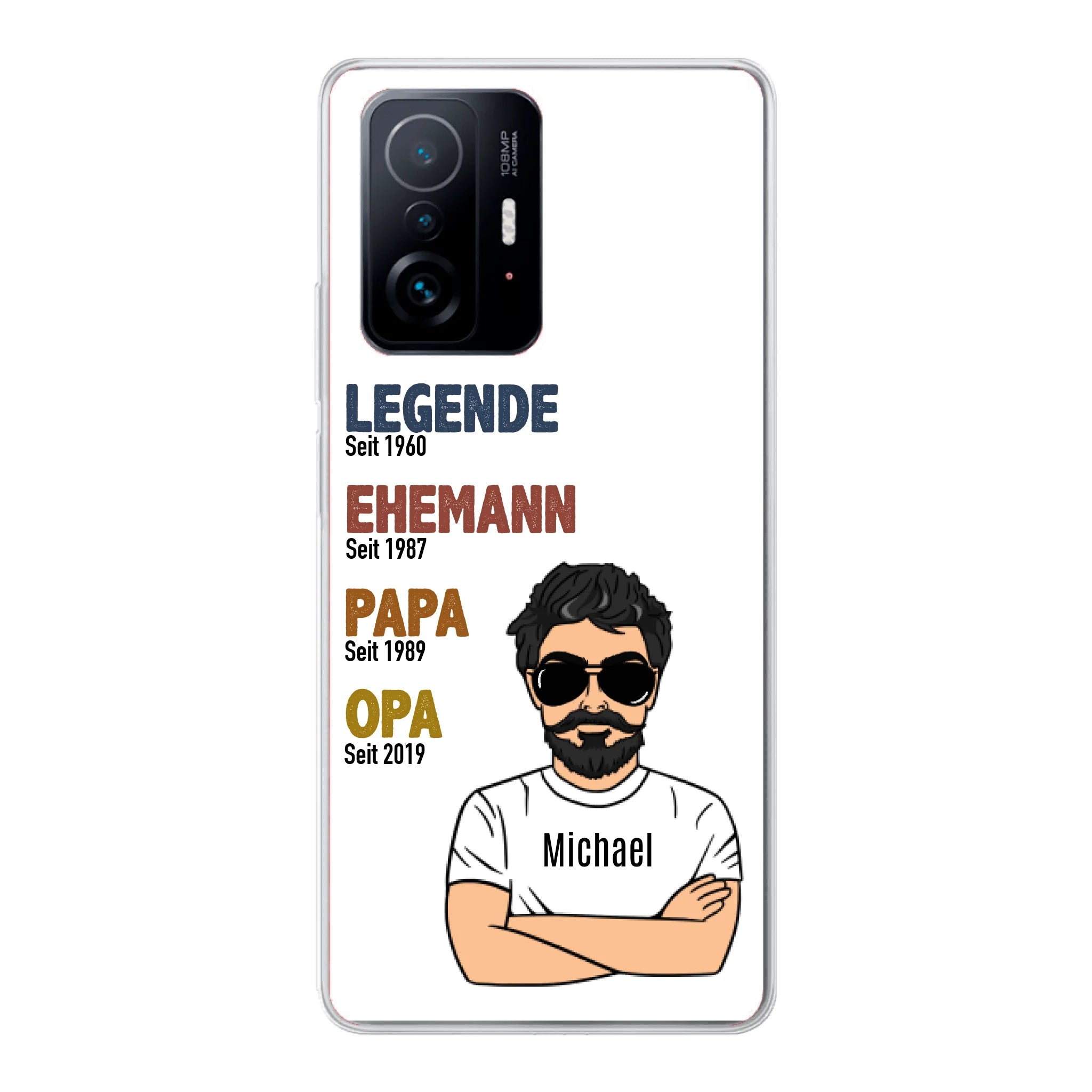 Legende Opa / Papa - Personalisierbare Handyhülle