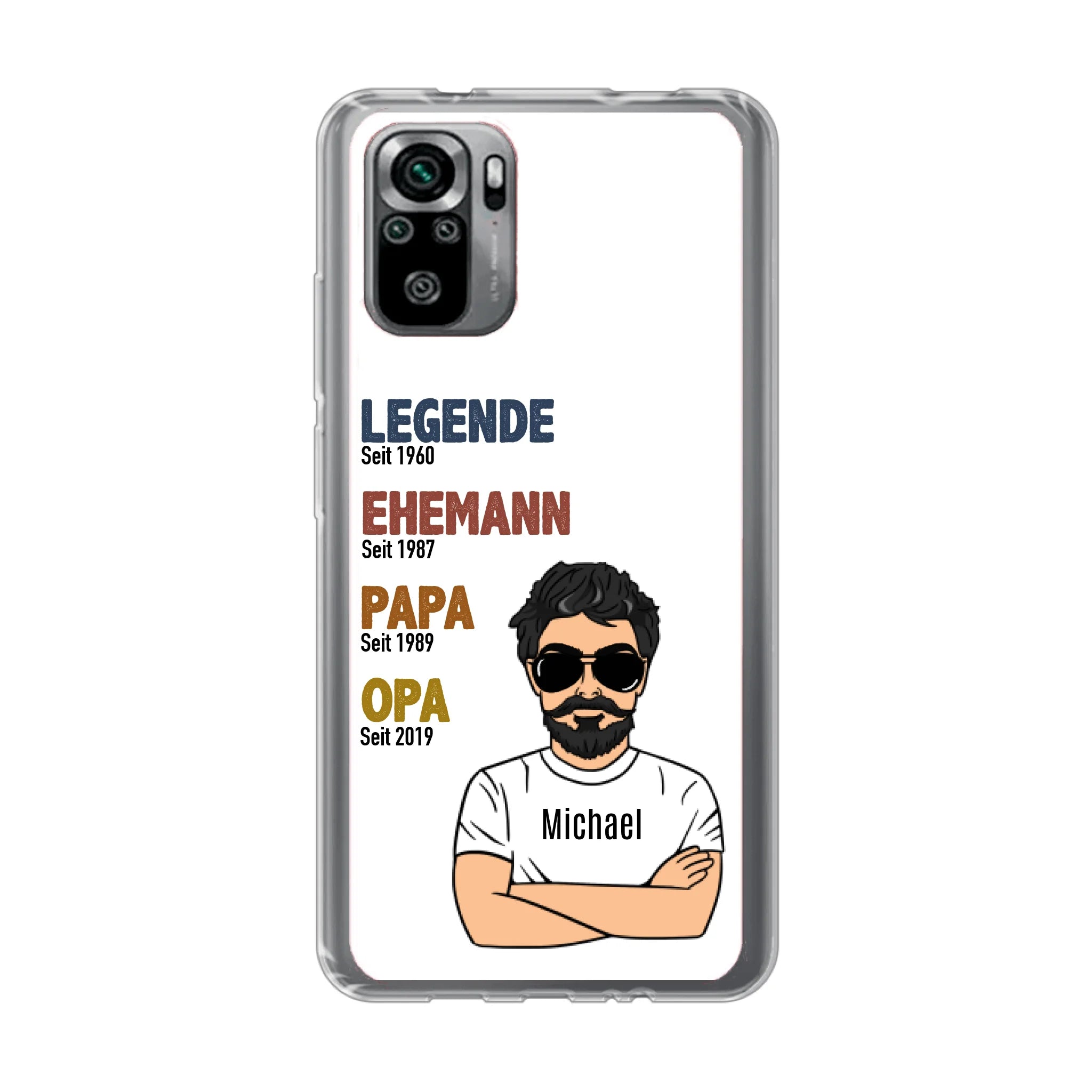 Legende Opa / Papa - Personalisierbare Handyhülle
