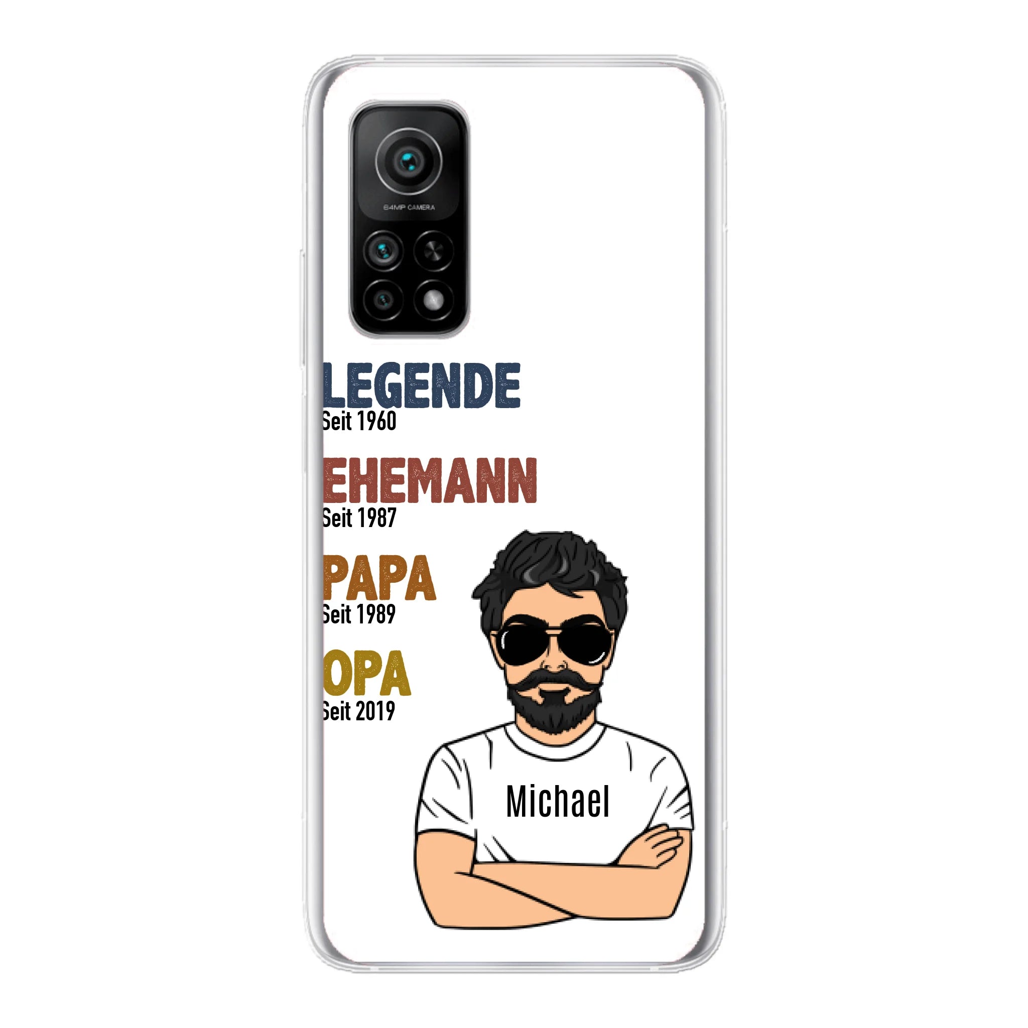Legende Opa / Papa - Personalisierbare Handyhülle