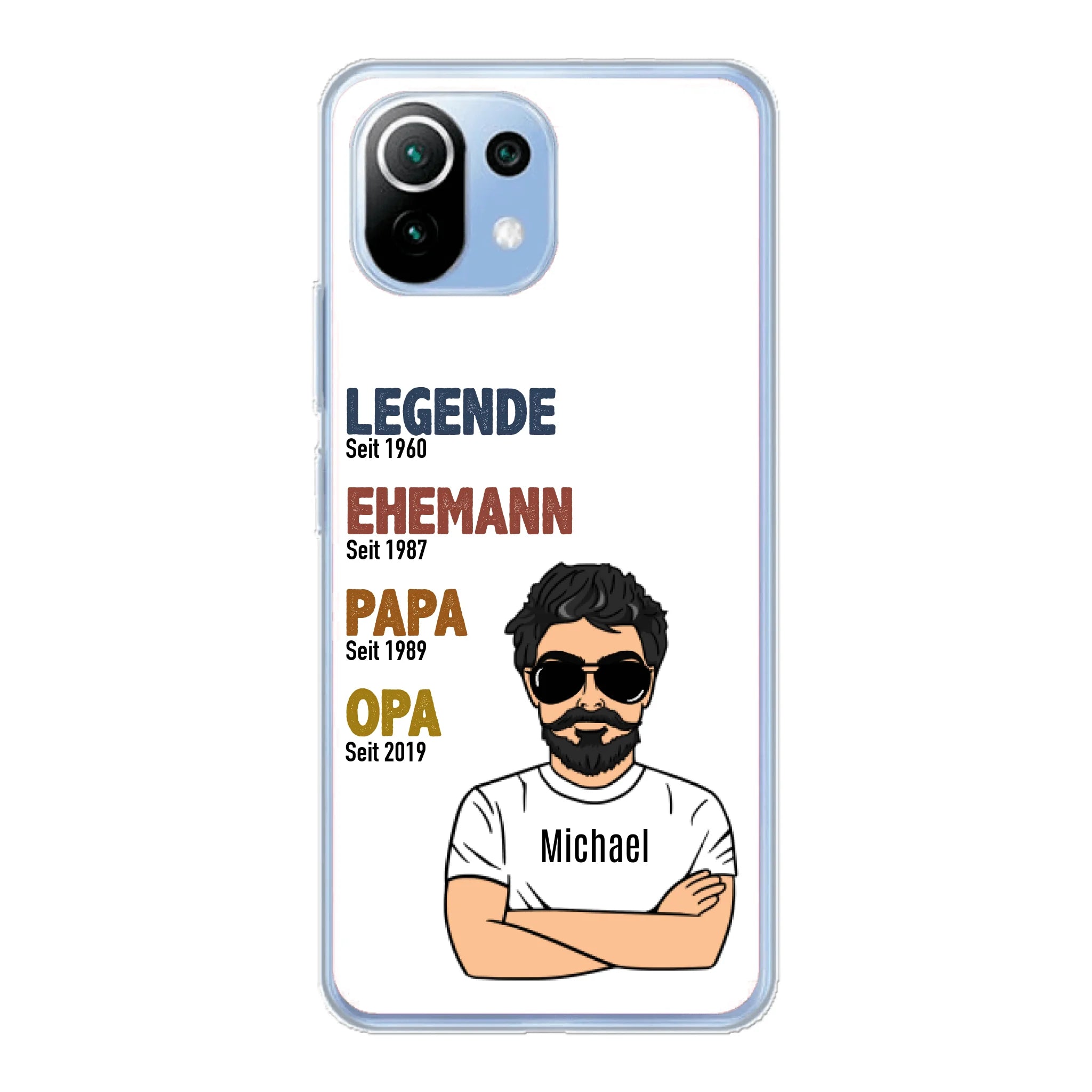 Legende Opa / Papa - Personalisierbare Handyhülle