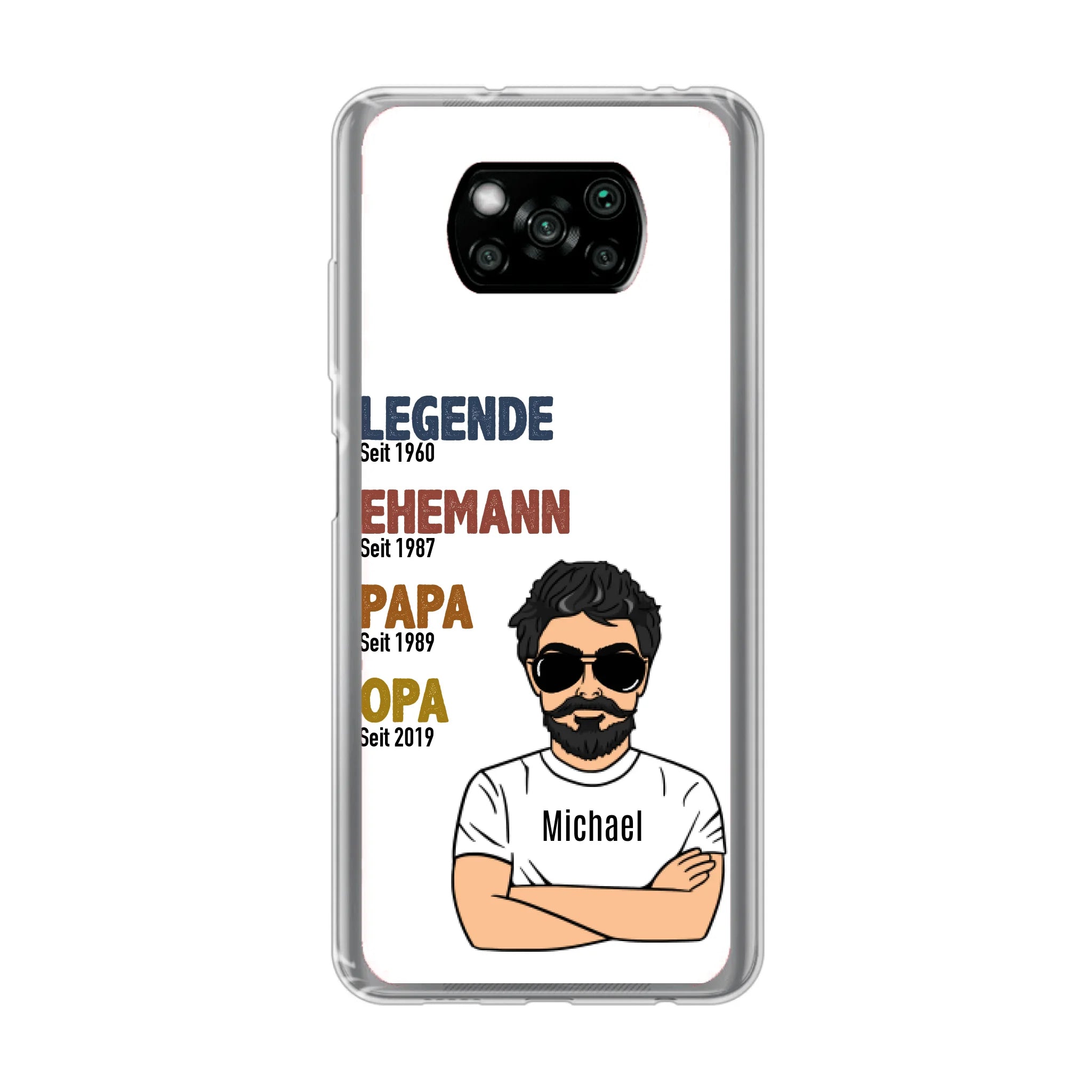 Legende Opa / Papa - Personalisierbare Handyhülle