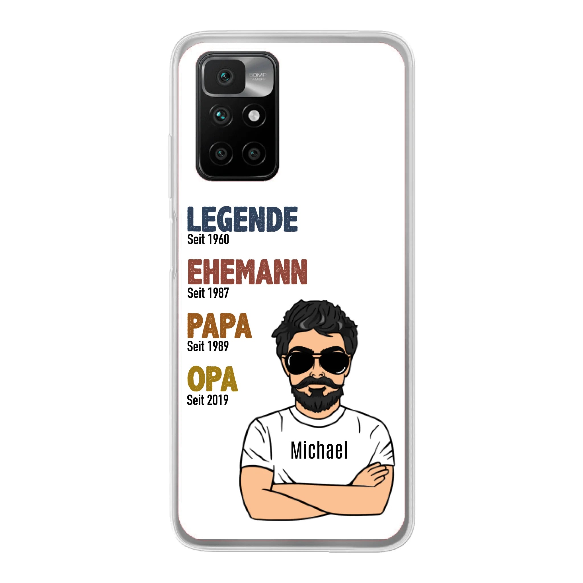 Legende Opa / Papa - Personalisierbare Handyhülle