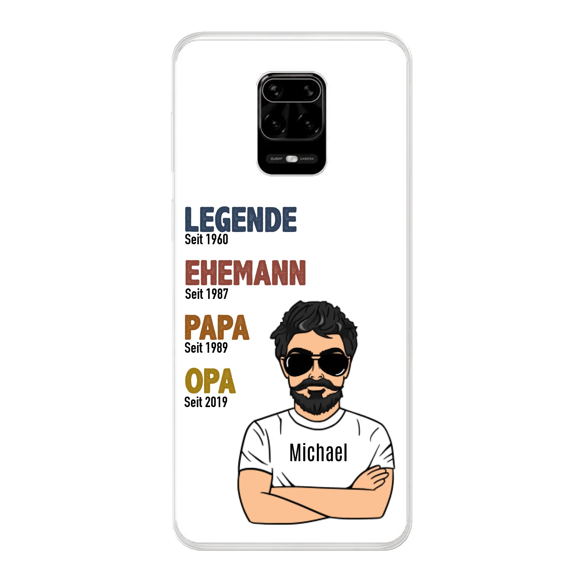Legende Opa / Papa - Personalisierbare Handyhülle