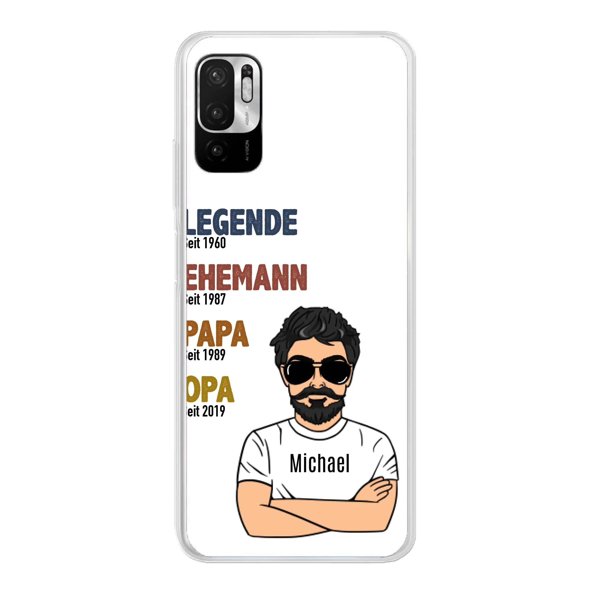Legende Opa / Papa - Personalisierbare Handyhülle
