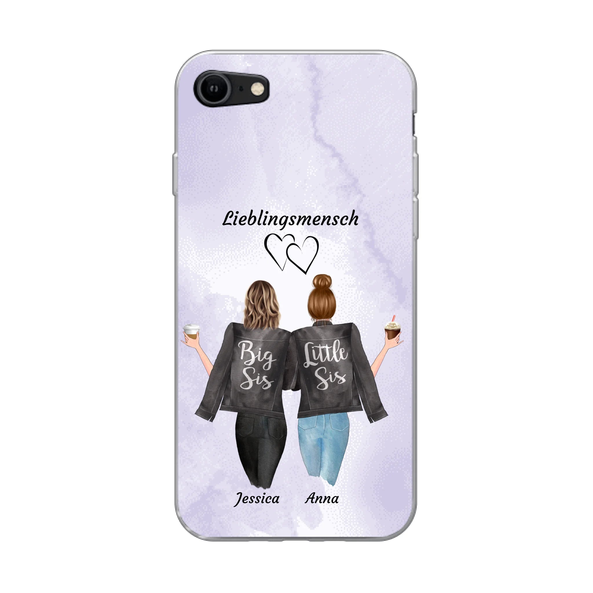 Beste Freundinnen - Personalisierbare Handyhülle