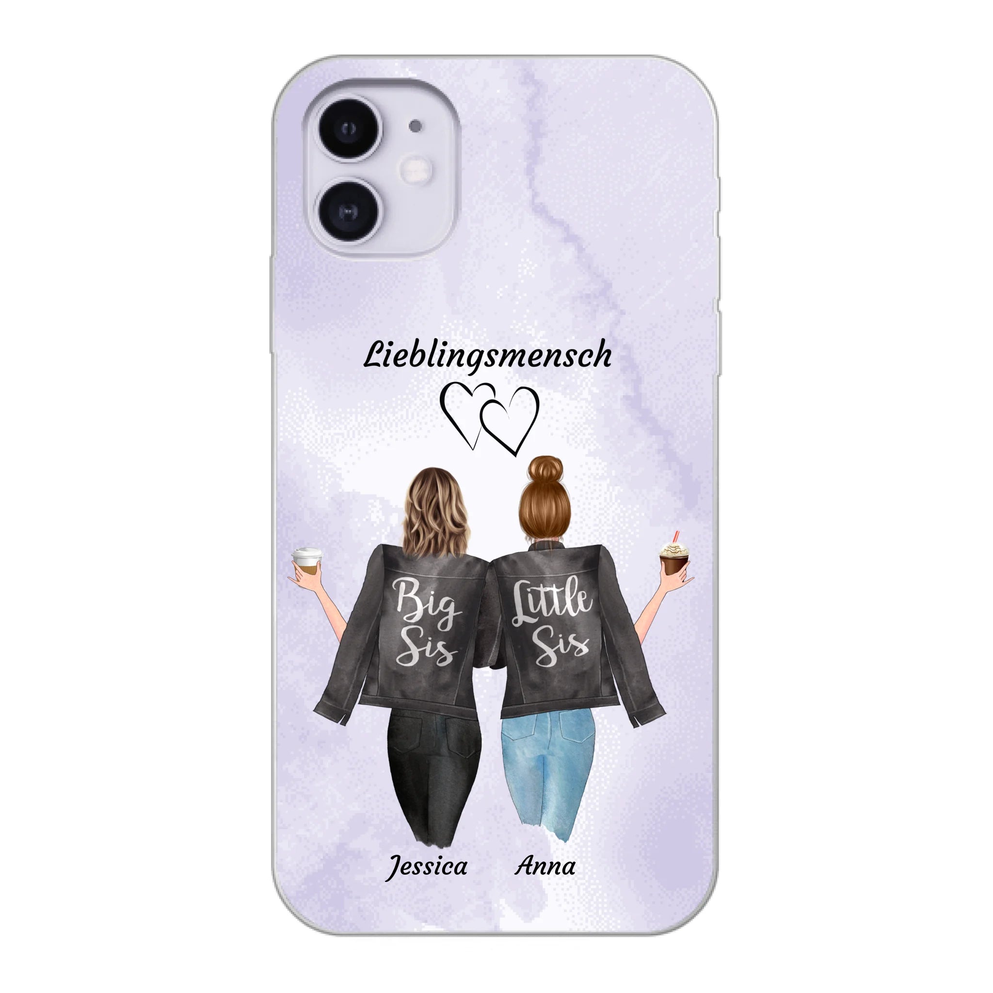 Beste Freundinnen - Personalisierbare Handyhülle