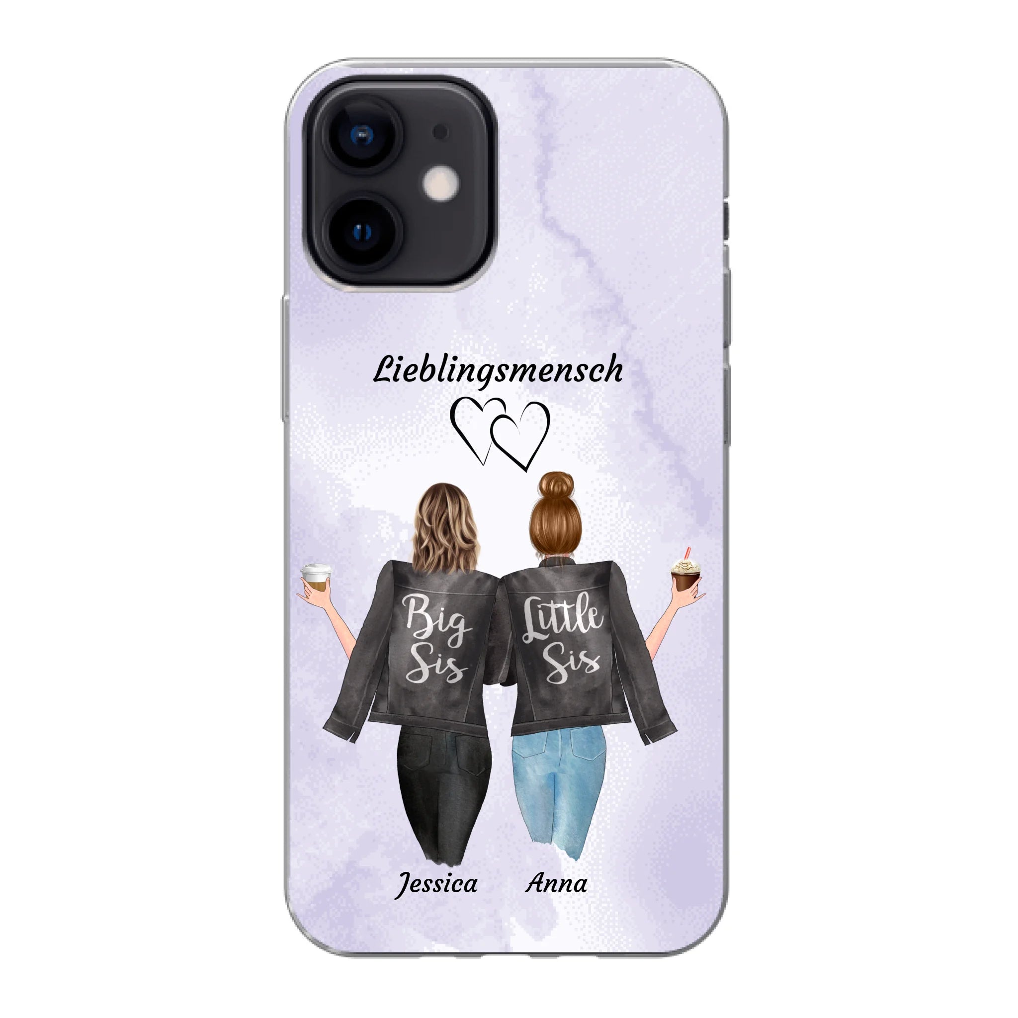 Beste Freundinnen - Personalisierbare Handyhülle