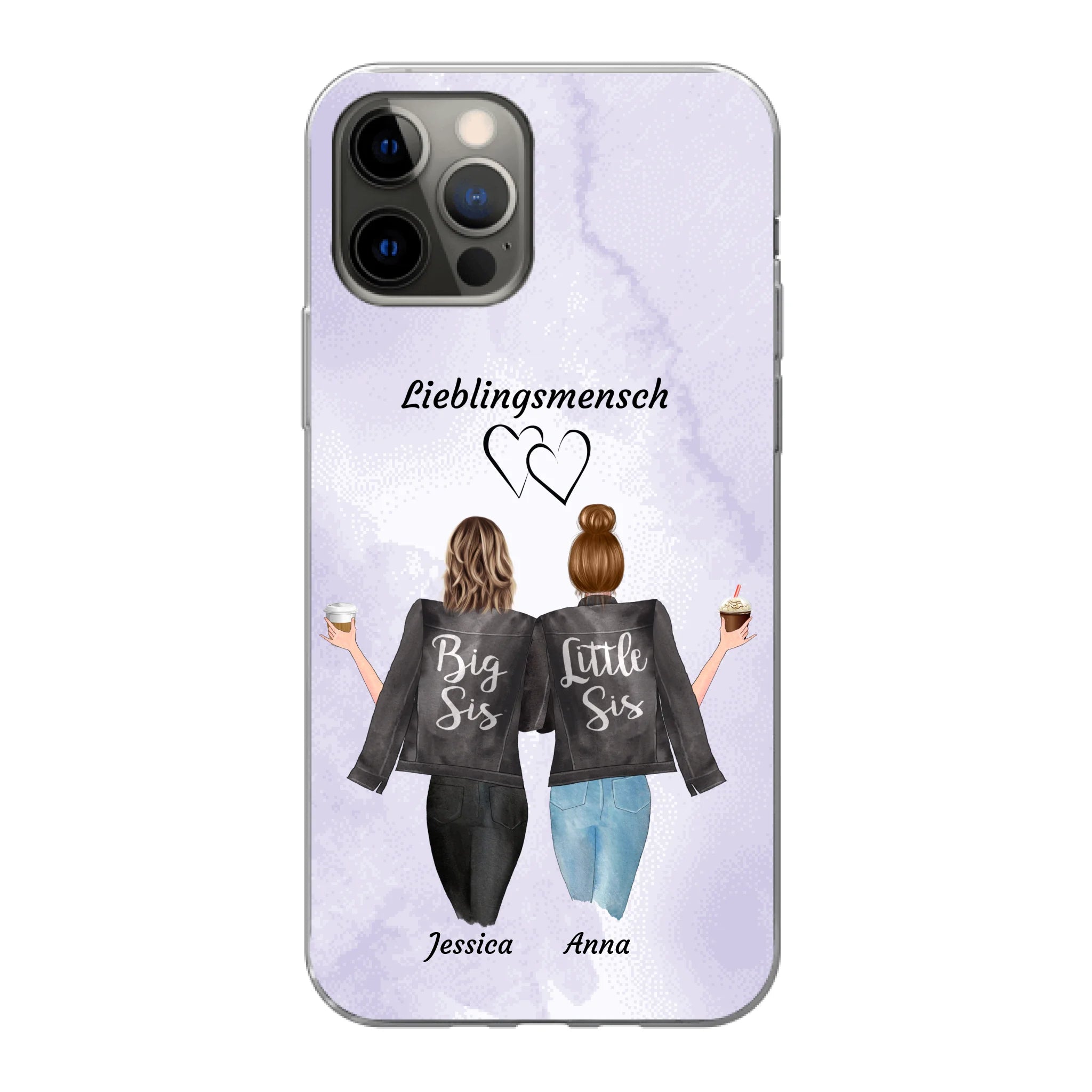 Beste Freundinnen - Personalisierbare Handyhülle