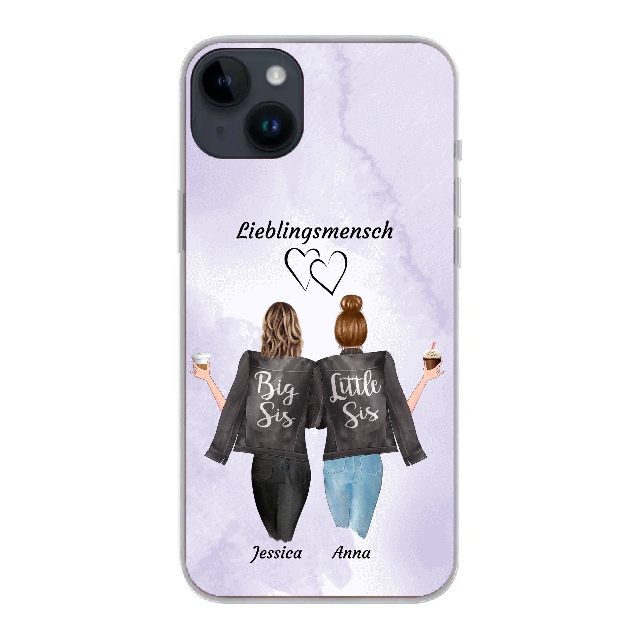Beste Freundinnen - Personalisierbare Handyhülle