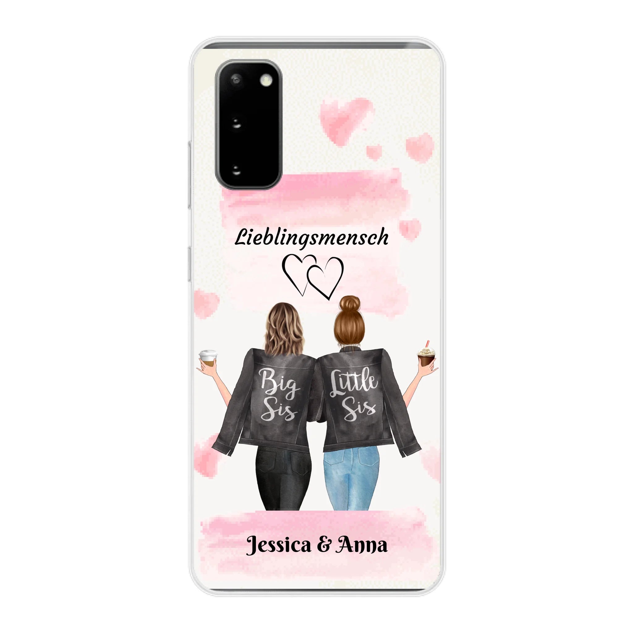 Beste Freundinnen Brushed - Personalisierbare Handyhülle