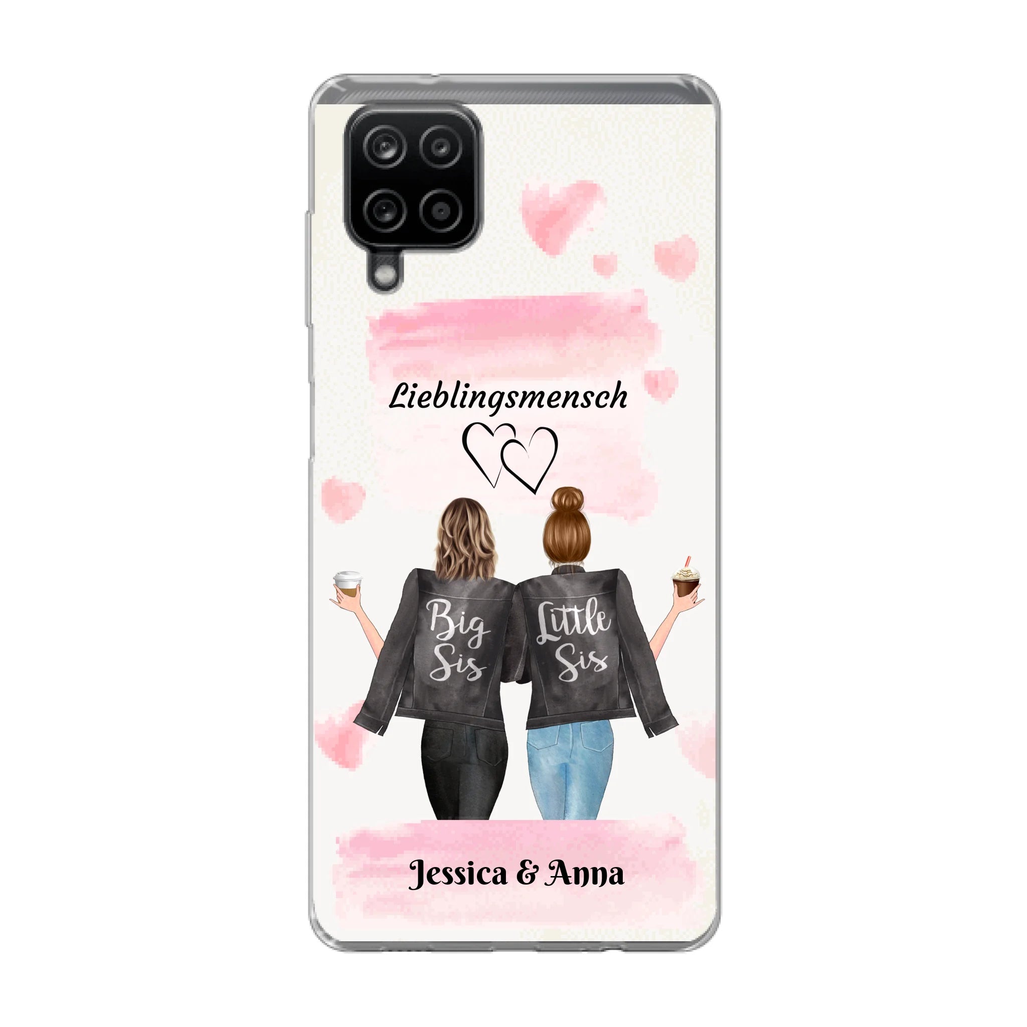 Beste Freundinnen Brushed - Personalisierbare Handyhülle