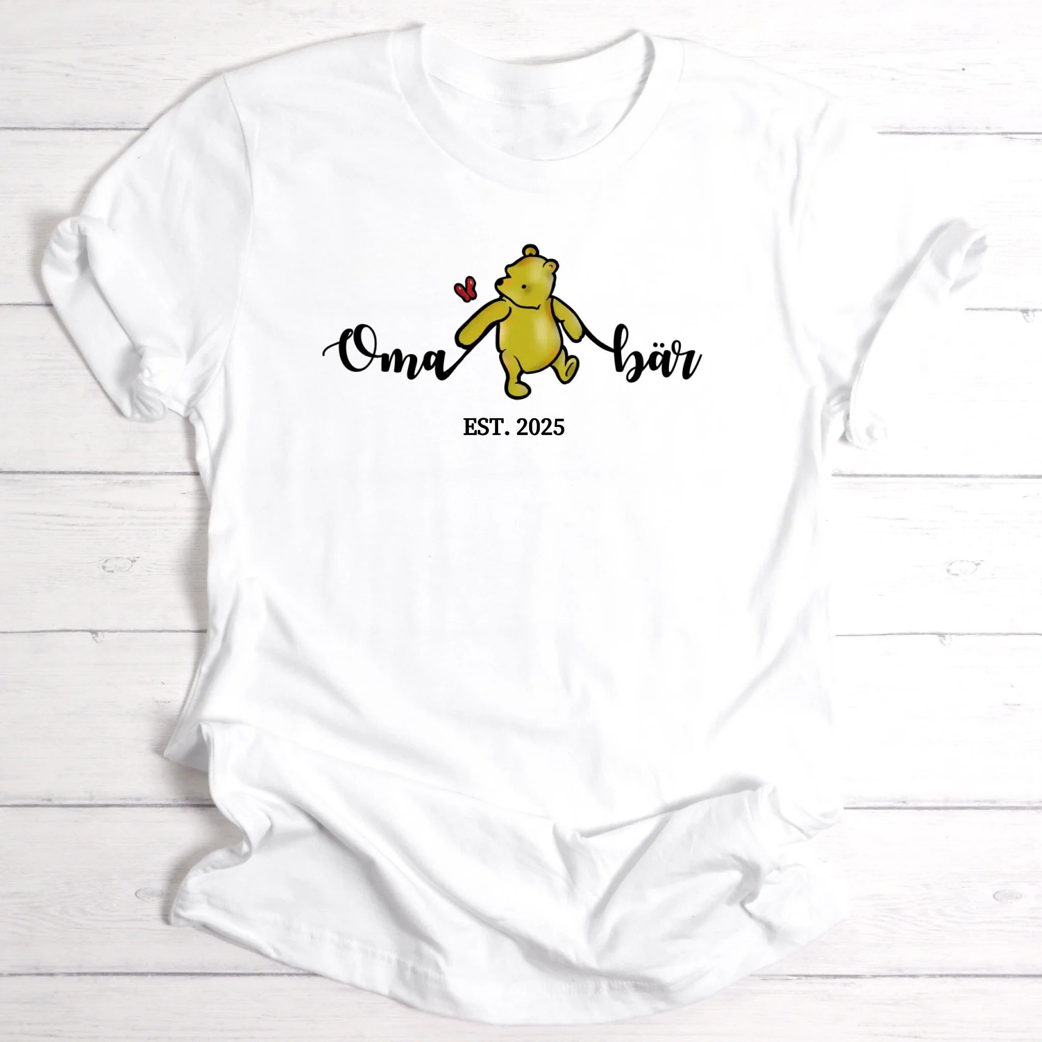 Omabär / Mamabär / Opabär / Papabär - personalisierbares T-Shirt