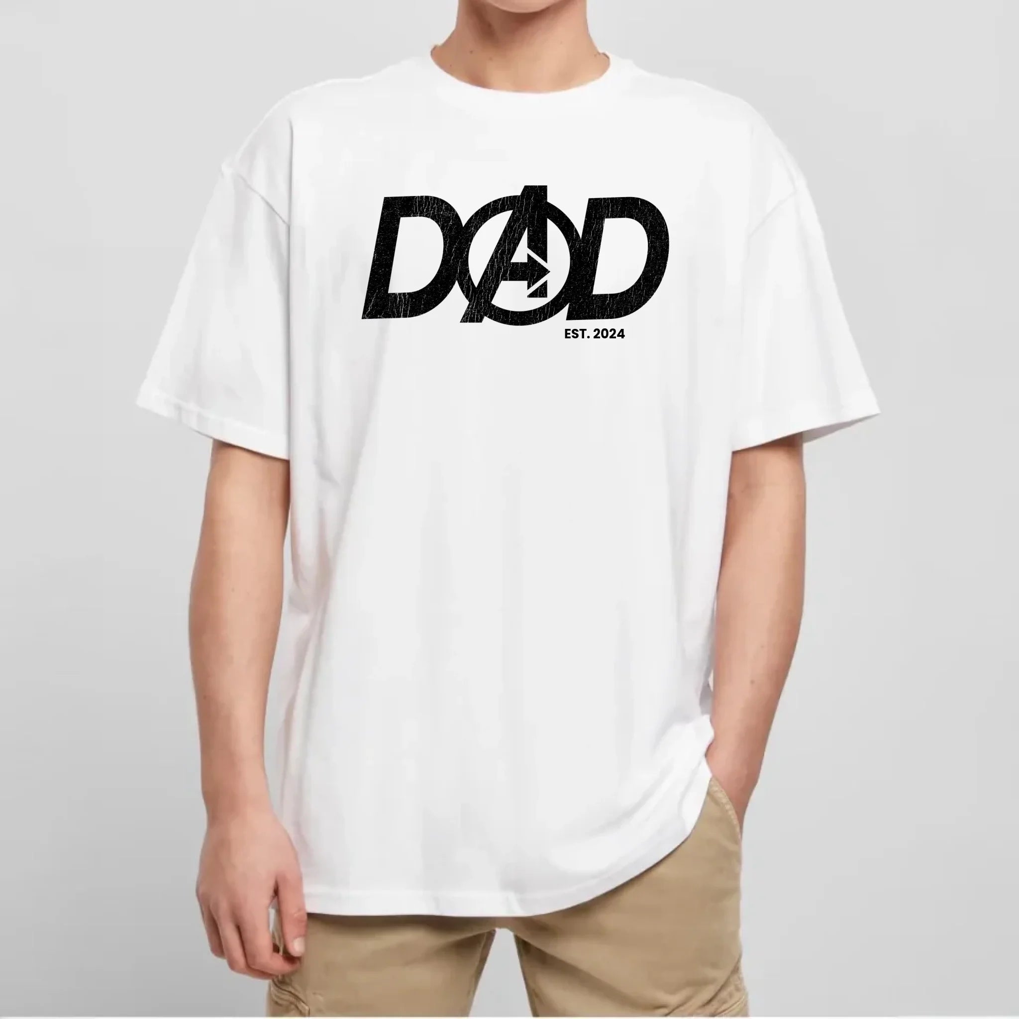 Weiß Mockup Oversize ohne gesicht