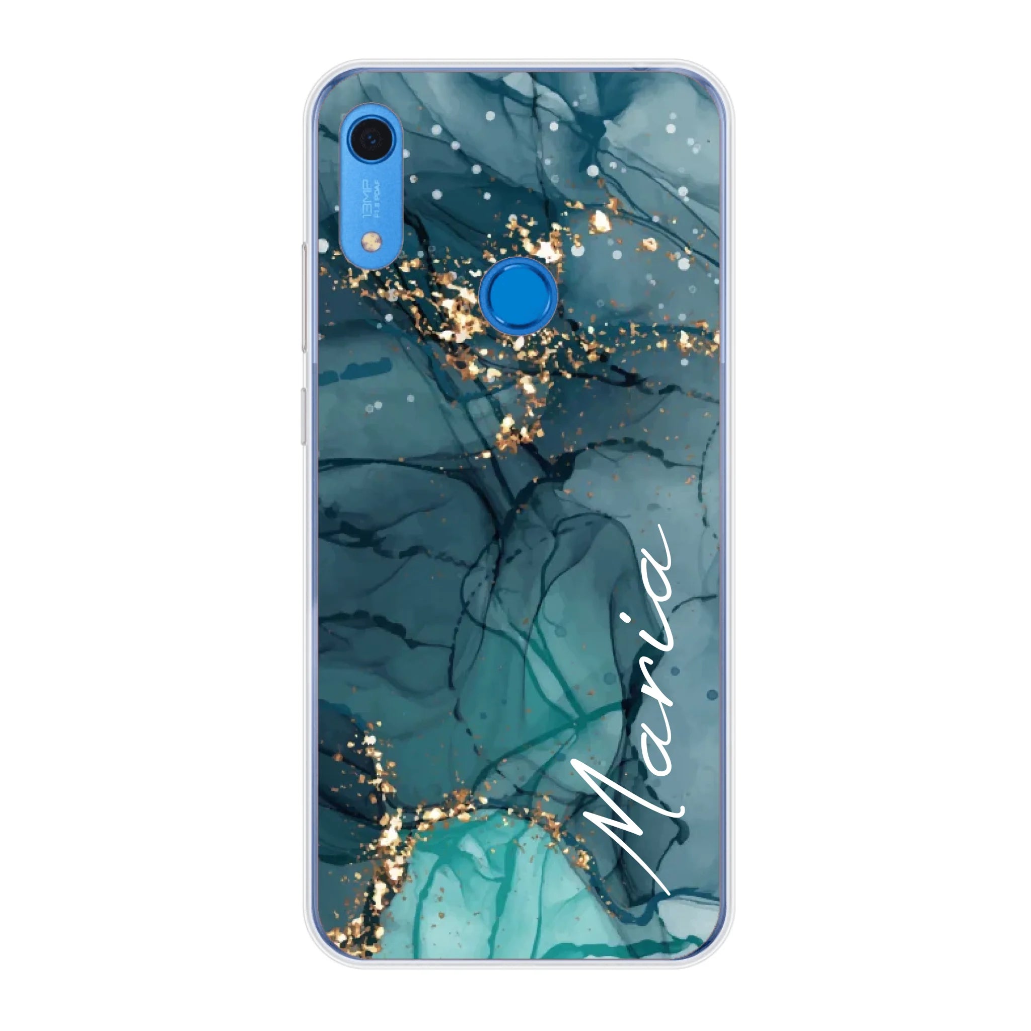 Edler Aquarell Marmor Look für Paare, Freundin, Mama, Oma & Tante - Personalisierbare Handyhülle