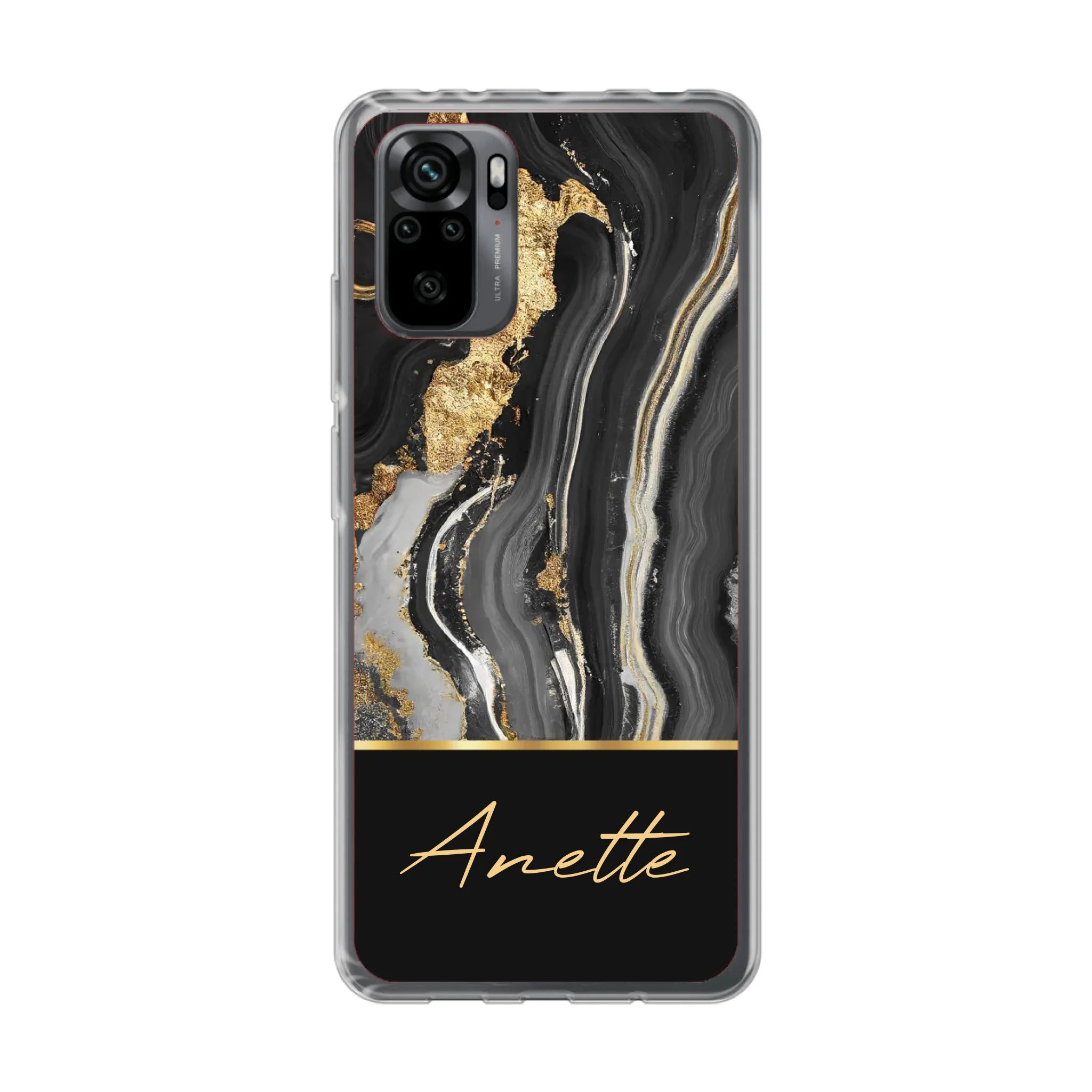Edles Marmor Stein Design für Paare, Freundin, Mama, Oma & Tante - Personalisierbare Handyhülle