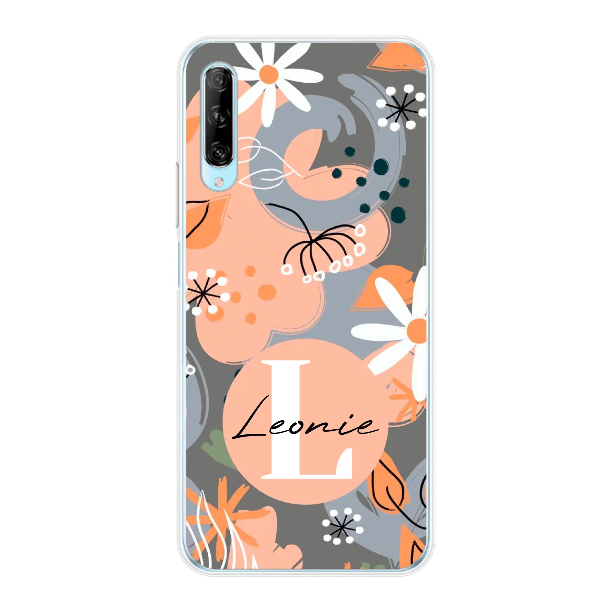 Abstraktes Blumenmuster Design für Paare, Freundin, Mama, Oma & Tante - Personalisierbare Handyhülle