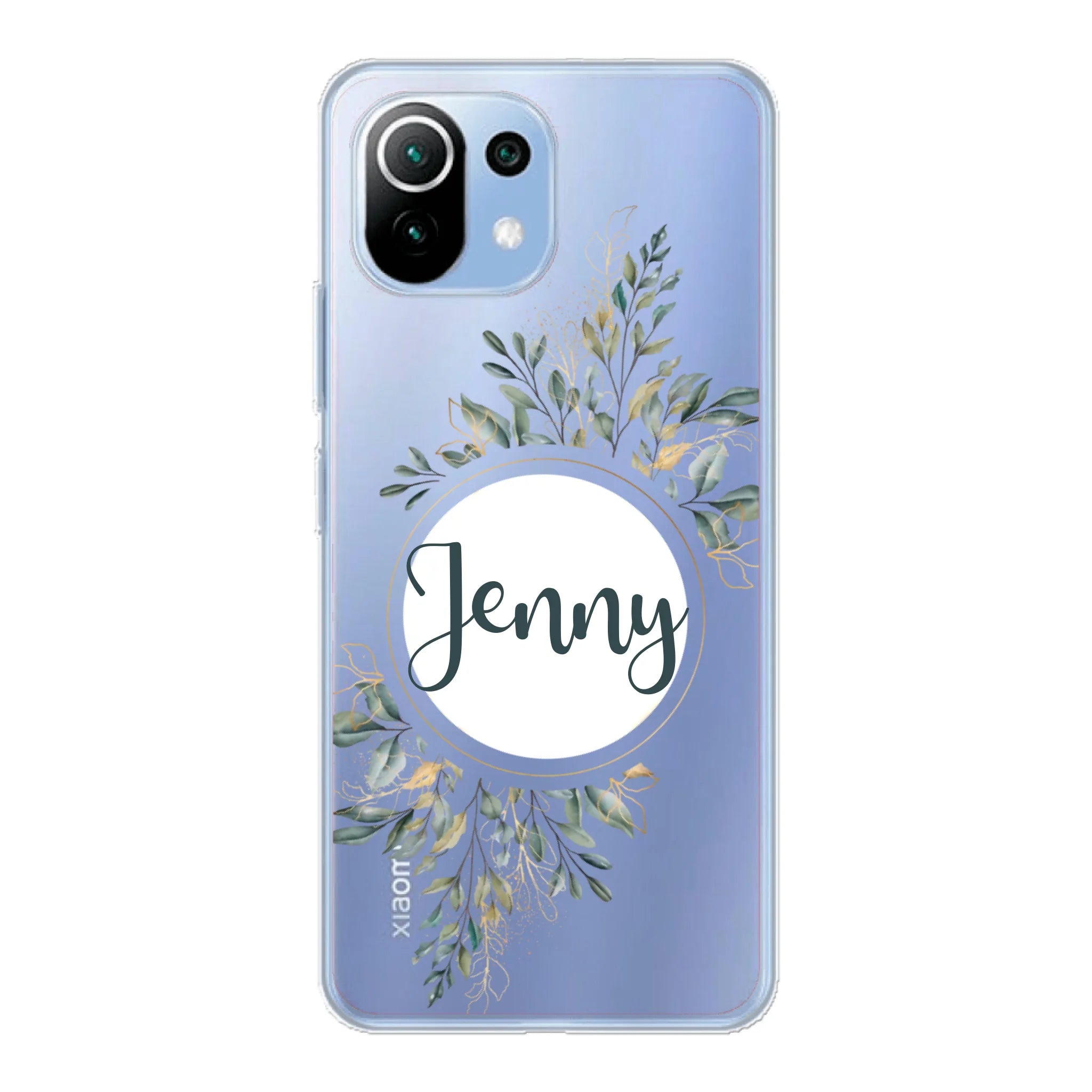 Natur Aquarell Pflanzen für Paare, Freundin, Mama, Oma & Tante - Personalisierbare Handyhülle