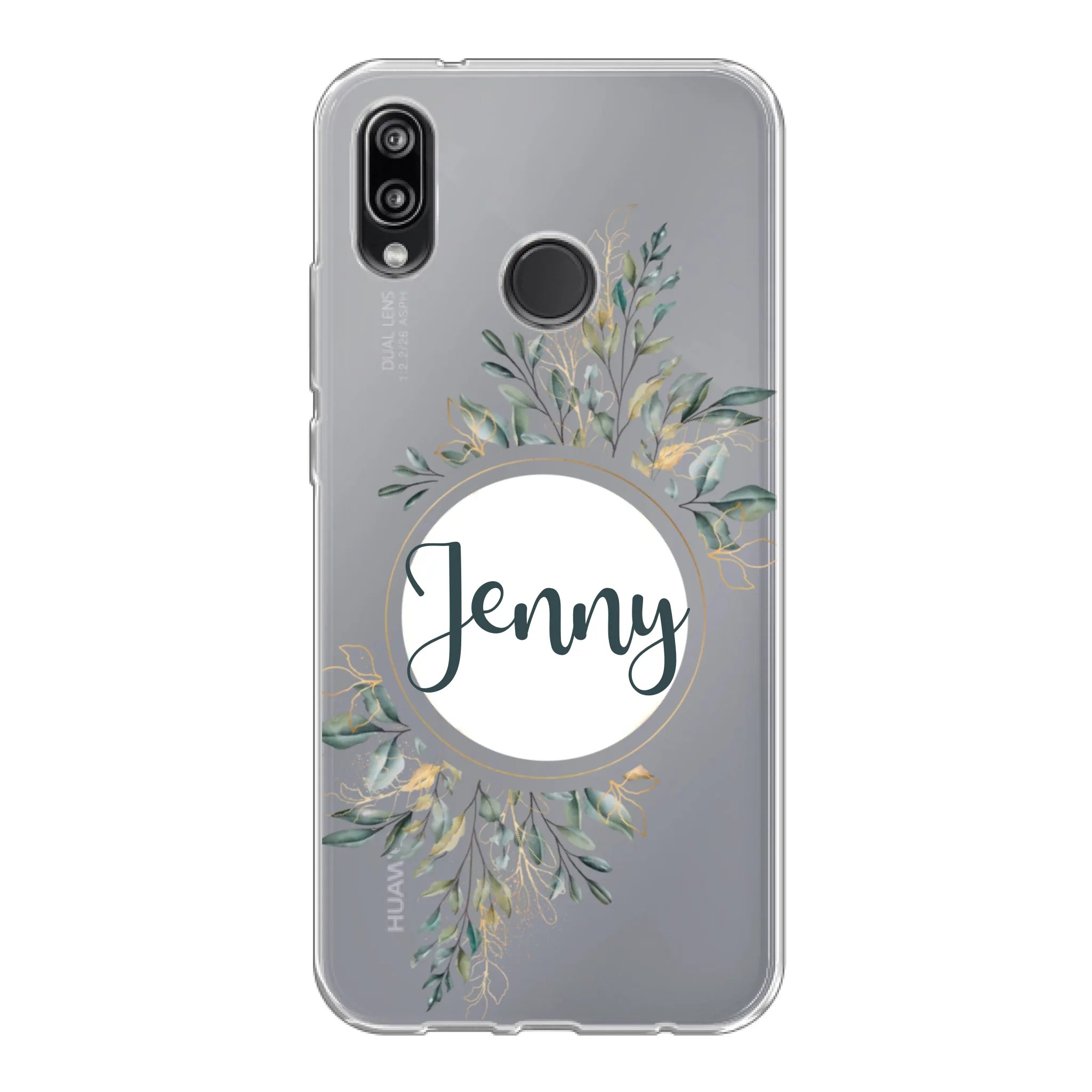 Natur Aquarell Pflanzen für Paare, Freundin, Mama, Oma & Tante - Personalisierbare Handyhülle