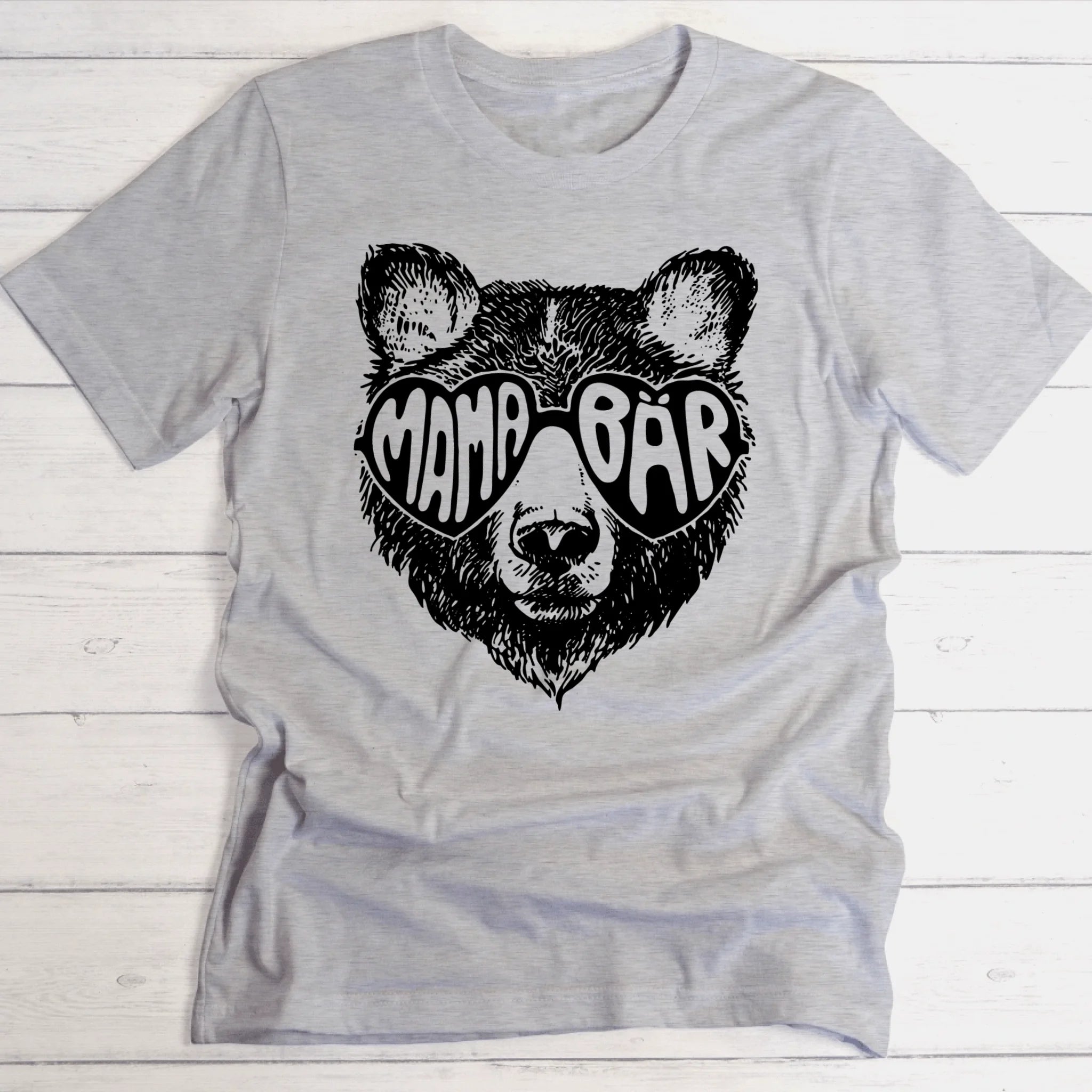Bär T-Shirt für Papa, Mama, Opa & Oma - Personalisierbares T-Shirt