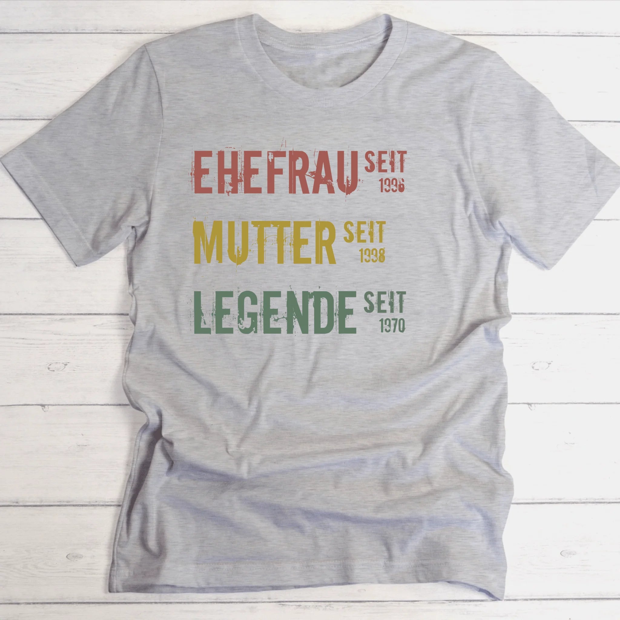 Legenden T-Shirt für Mama, Papa, Oma & Opa - Personalisierbares T-Shirt