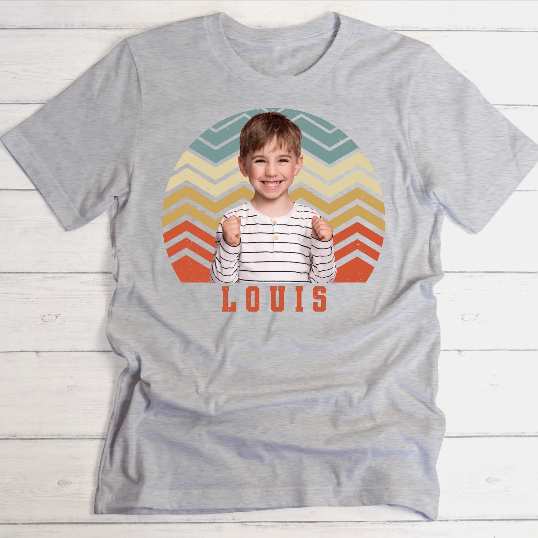 Vintage Foto-Shirt - Personalisierbares T-Shirt - Personalisierbares T-Shirt