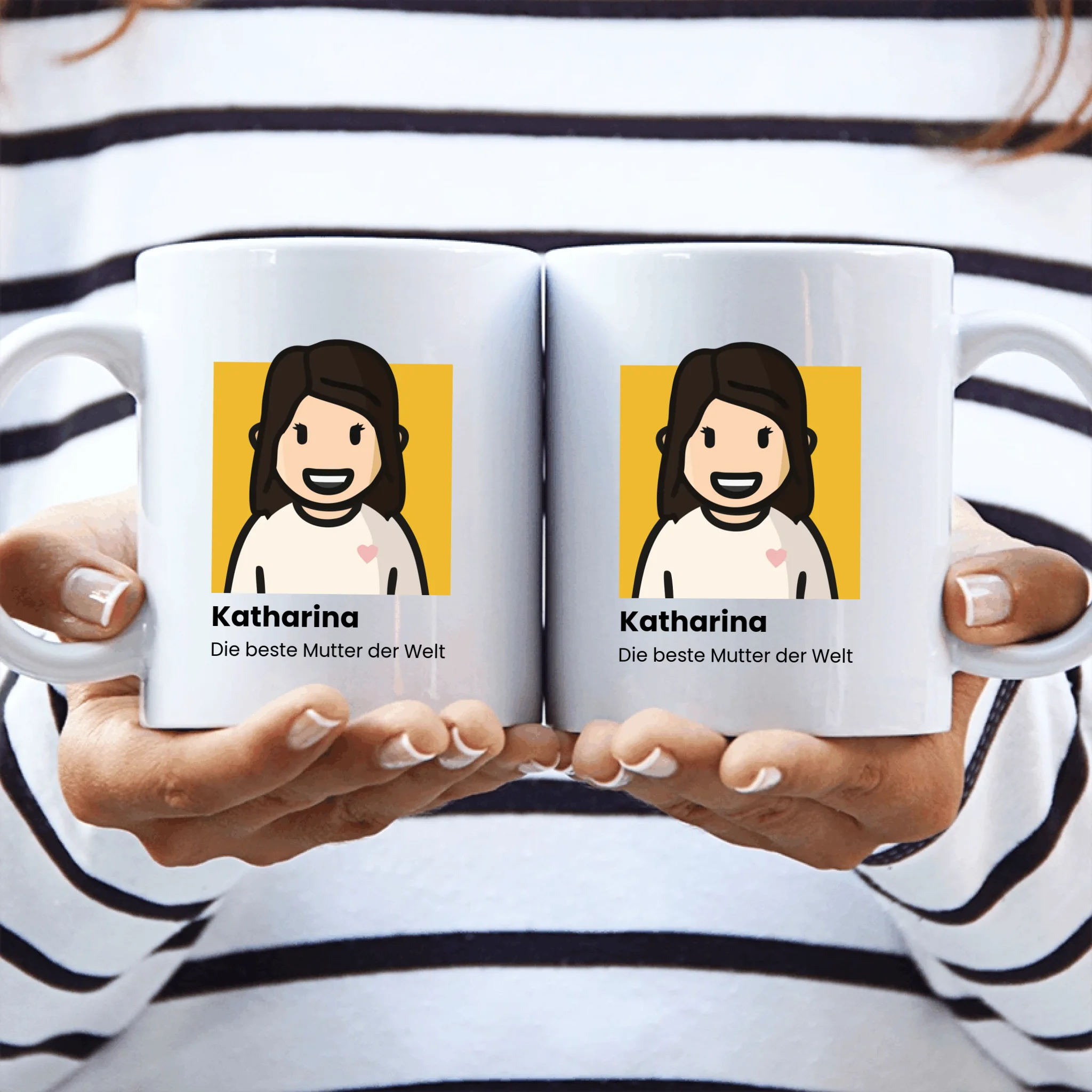 Personalisierbare Charakter-Tasse