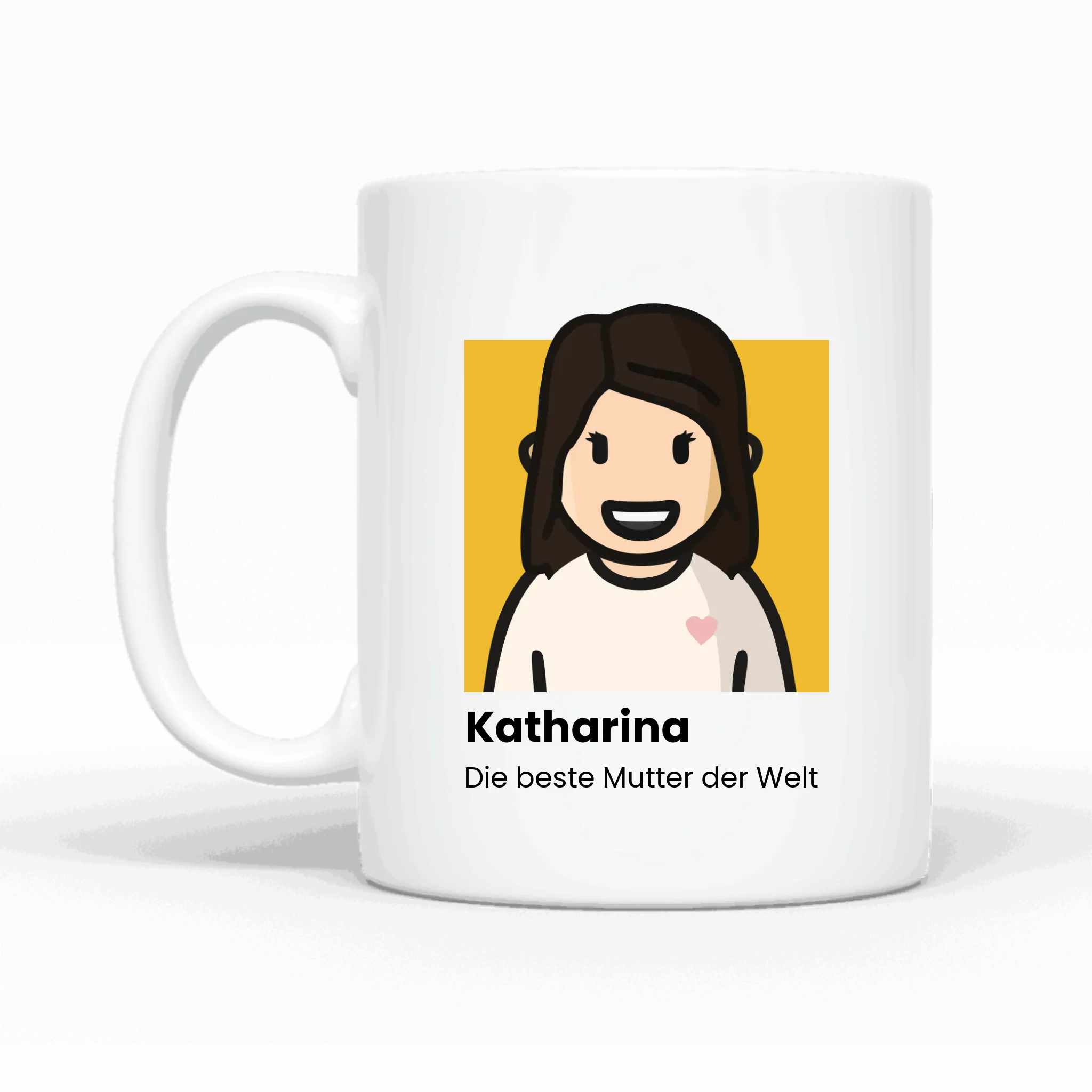 Personalisierbare Charakter-Tasse