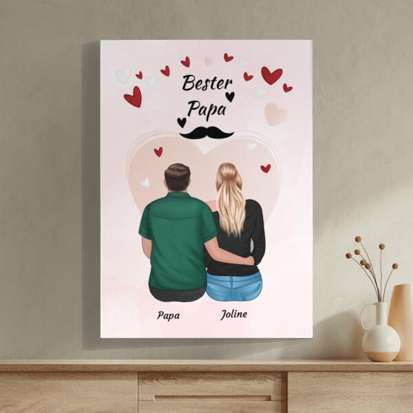 Vater und Tochter - Personalisierbares Poster - wefriends