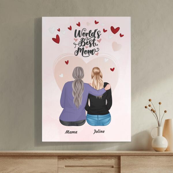 Mutter und Tochter - Personalisierbares Poster - wefriends