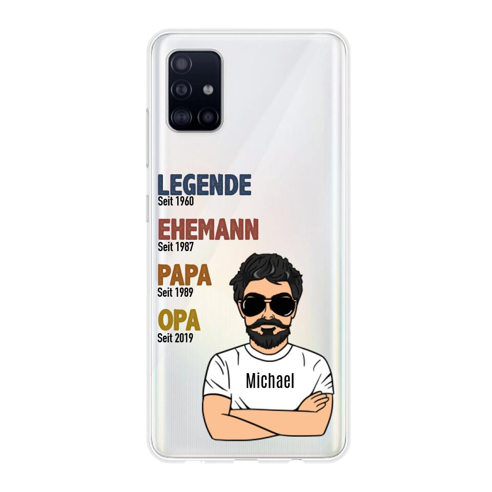 Legende Opa / Papa - Personalisierbare Handyhülle