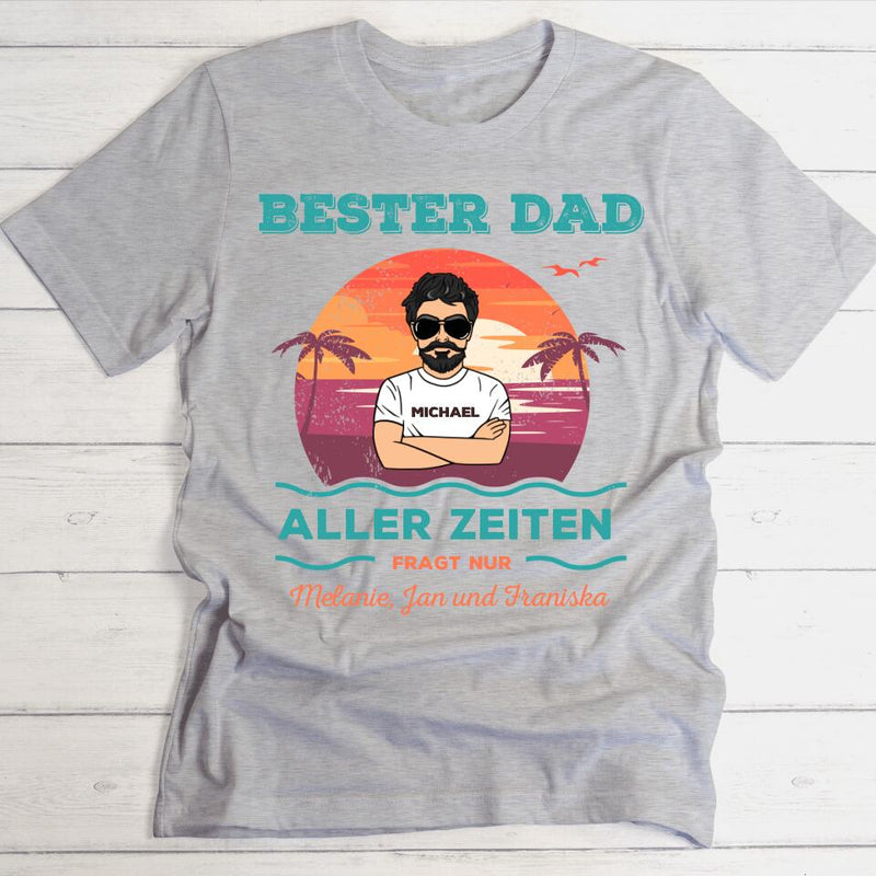 Bester Dad - Personalisierbares T-Shirt