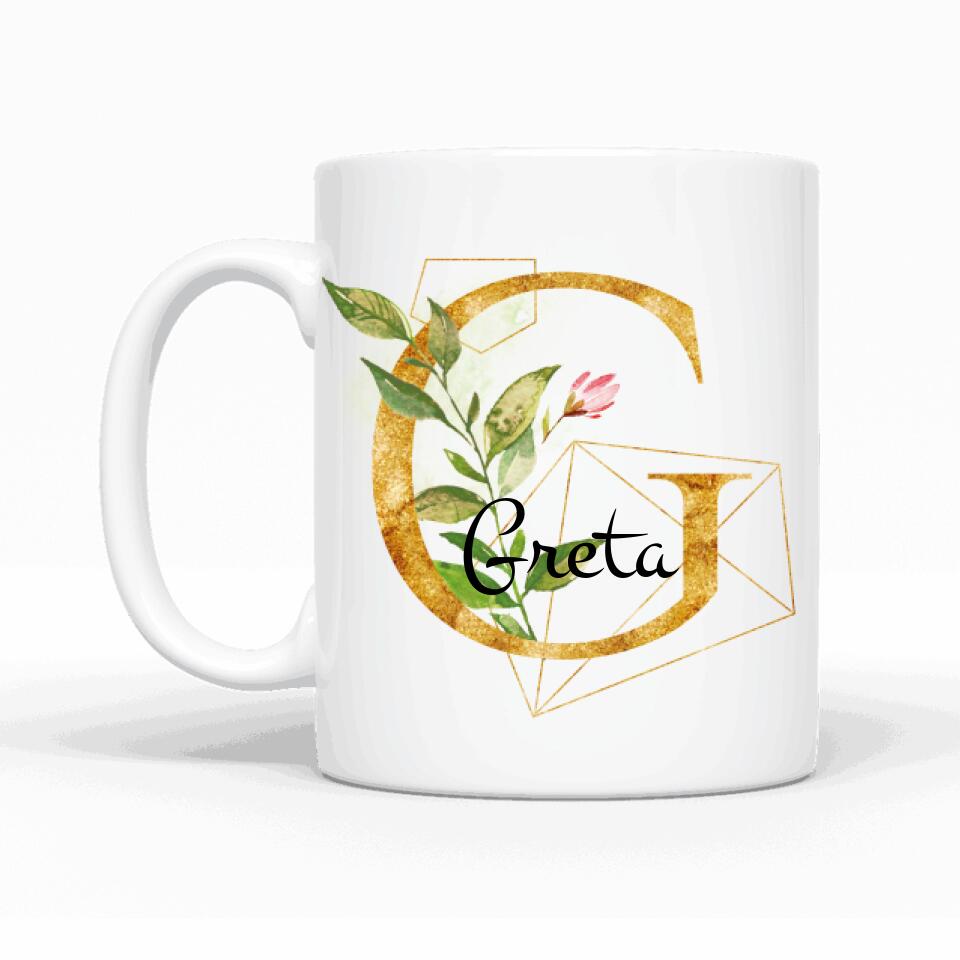 Design Edition gold (einseitig) - Personalisierbare Tasse